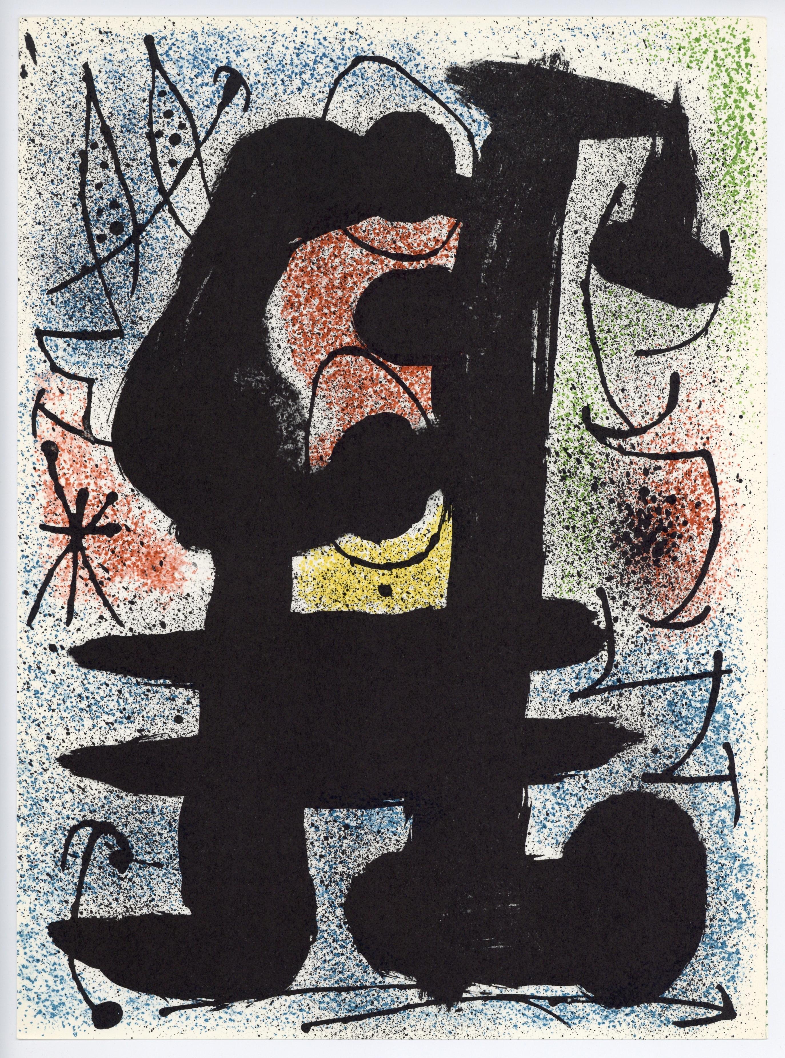 Miró, Composition (Cramer 112; Mourlot 439-442), Derrière le miroir (after) For Sale 2
