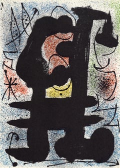 Miró, Composition (Cramer 112 ; Mourlot 439-442), Derrière le miroir (d'après)