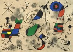 Miró, Composizione (Cramer 112; Mourlot 439-442), Derrière le miroir (dopo)