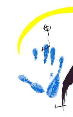 Joan Miro, Colors Improvised, from Derriere le miroir, 1971