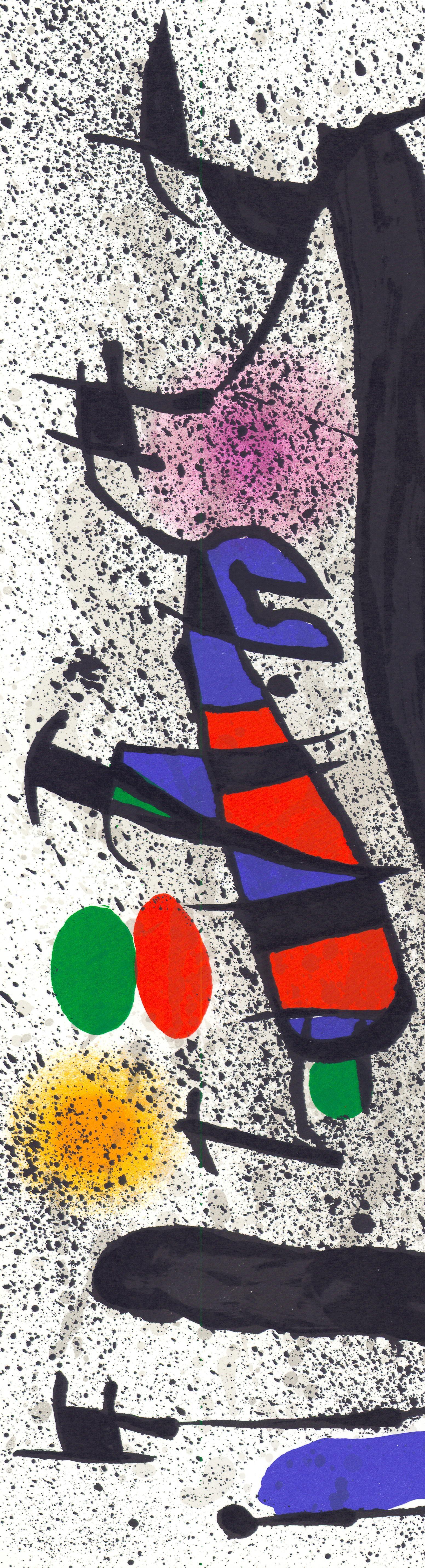 Miró, Composition (Cramer 145; Mourlot, 738-740), Derrière le miroir (after) - Surrealist Print by Joan Miró