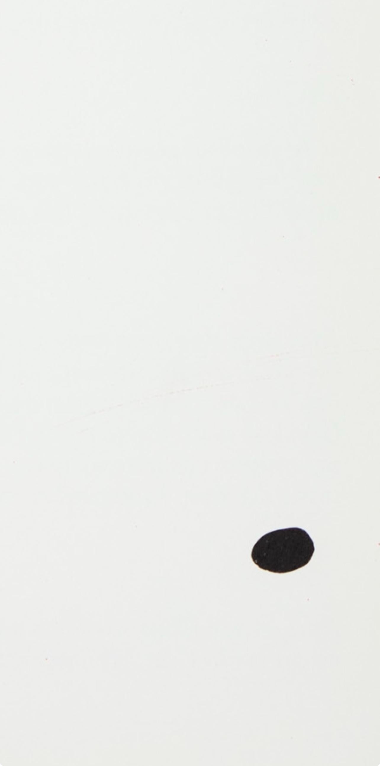 Miró, Composition (Cramer 145; Mourlot, 738-740), Derrière le miroir (after) - Red Figurative Print by Joan Miró