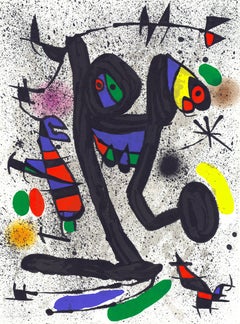 Miró, Composizione (Cramer 145; Mourlot, 738-740), Derrière le miroir (dopo)