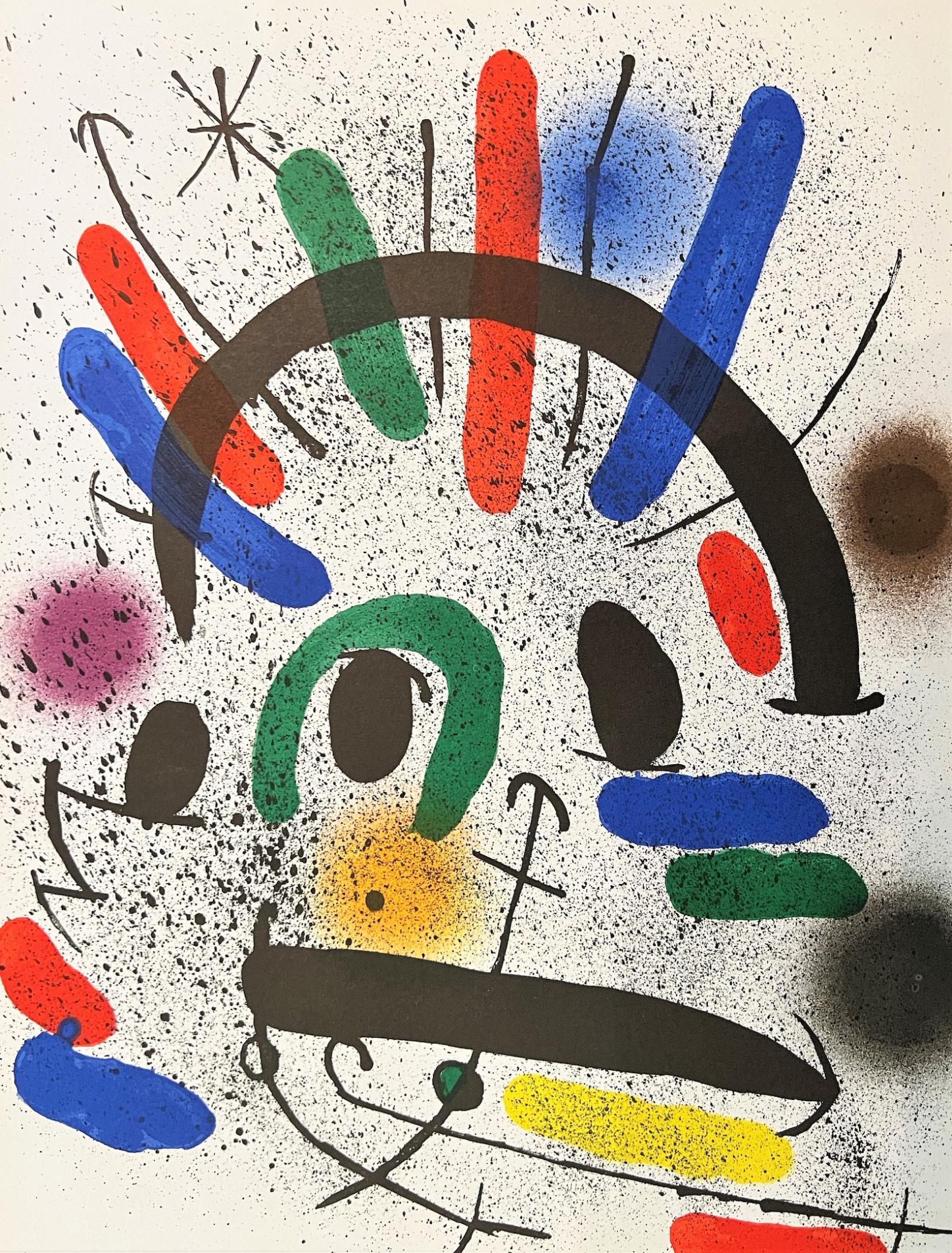 Joan Miró Abstract Print - Miro, Composition (Cramer 160; Mourlot 858), 1972 (after)
