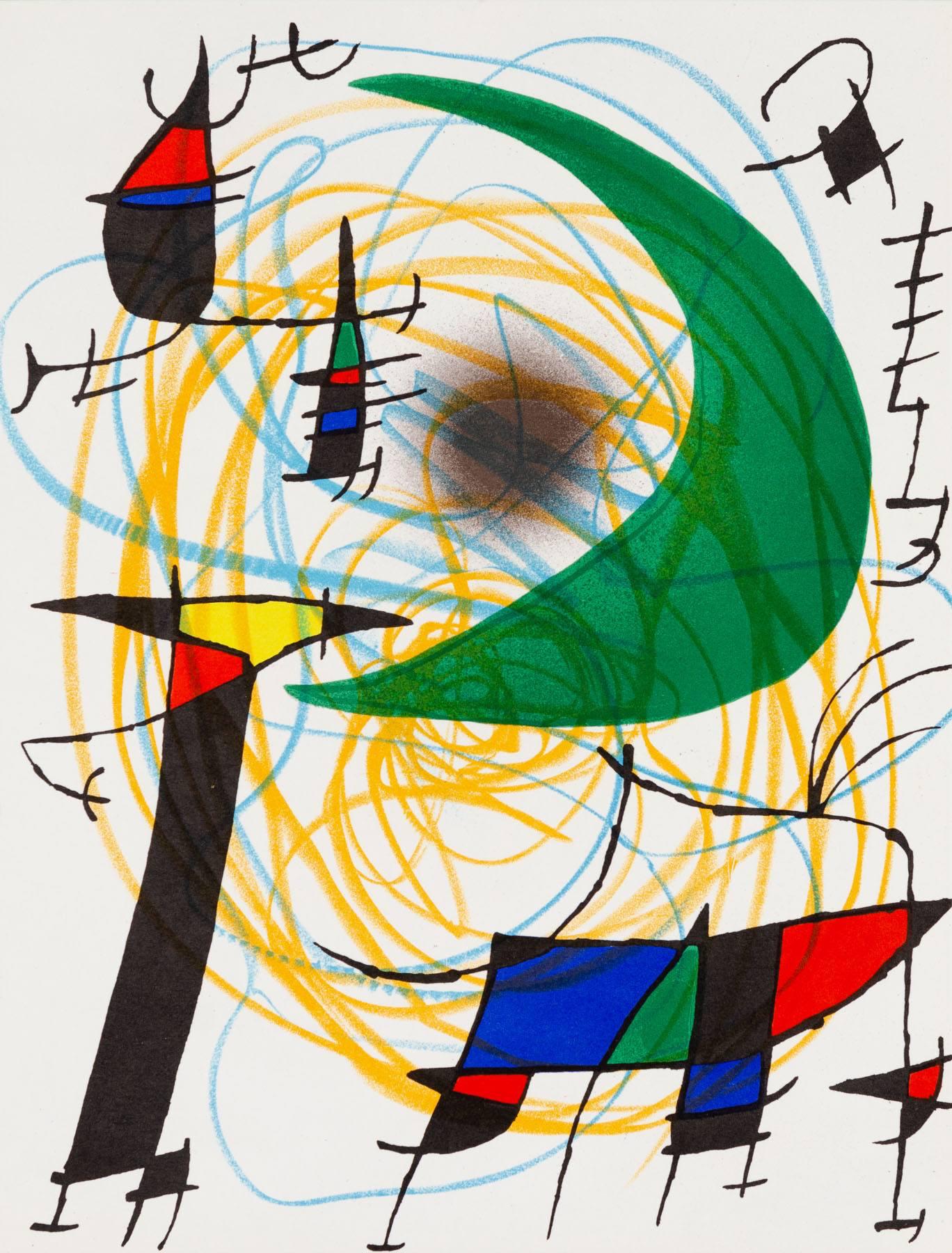 Miro, Composition (Cramer 160; Mourlot 861), 1972 (after)