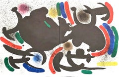 Miró, Litógrafia original VII (Cramer 160; Mourlot 863), Litógrafo I (after)