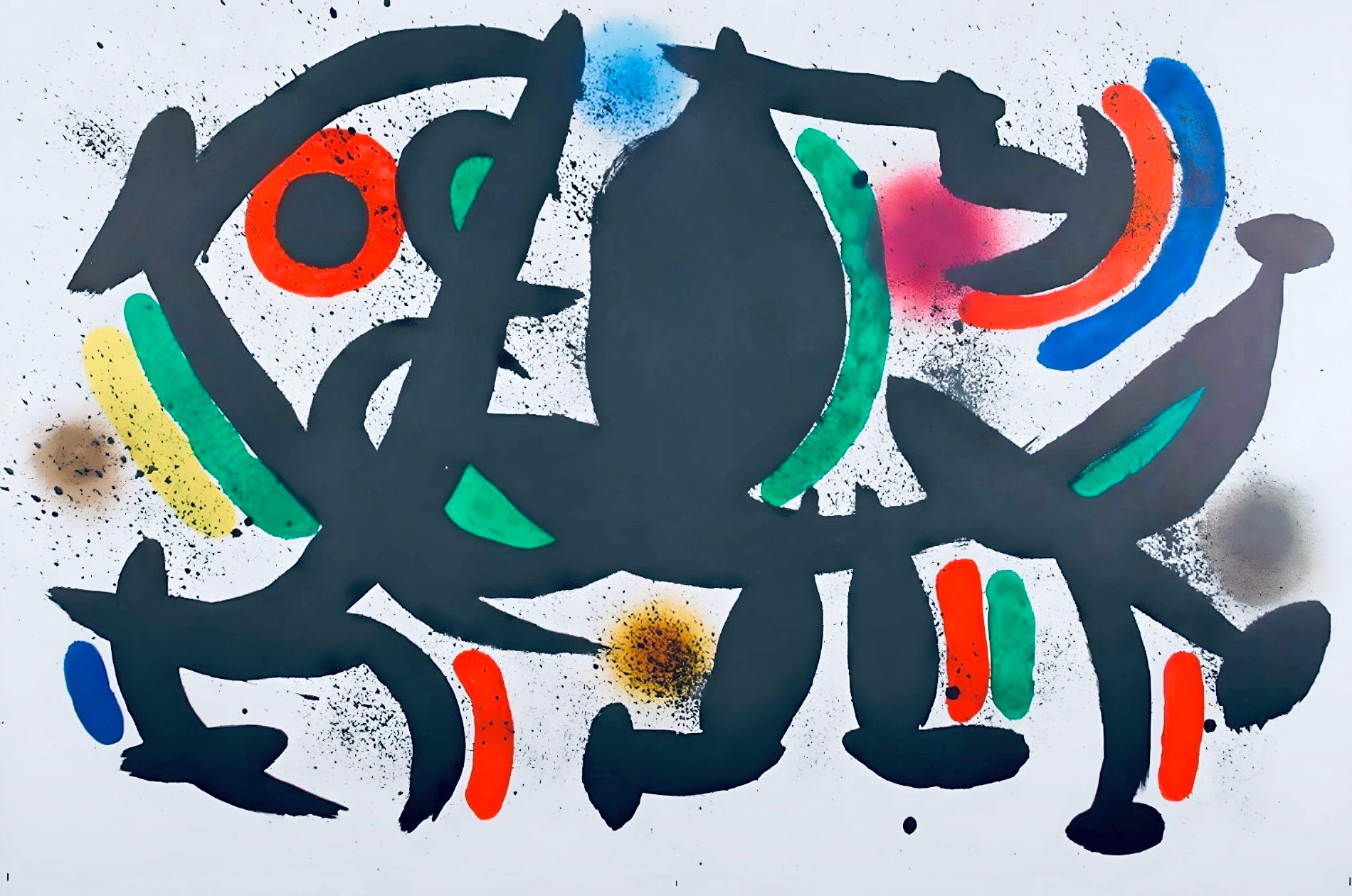 Joan Miró Abstract Print – Miro, Komposition (Cramer 160; Mourlot 864), 1972 (Nachdem)