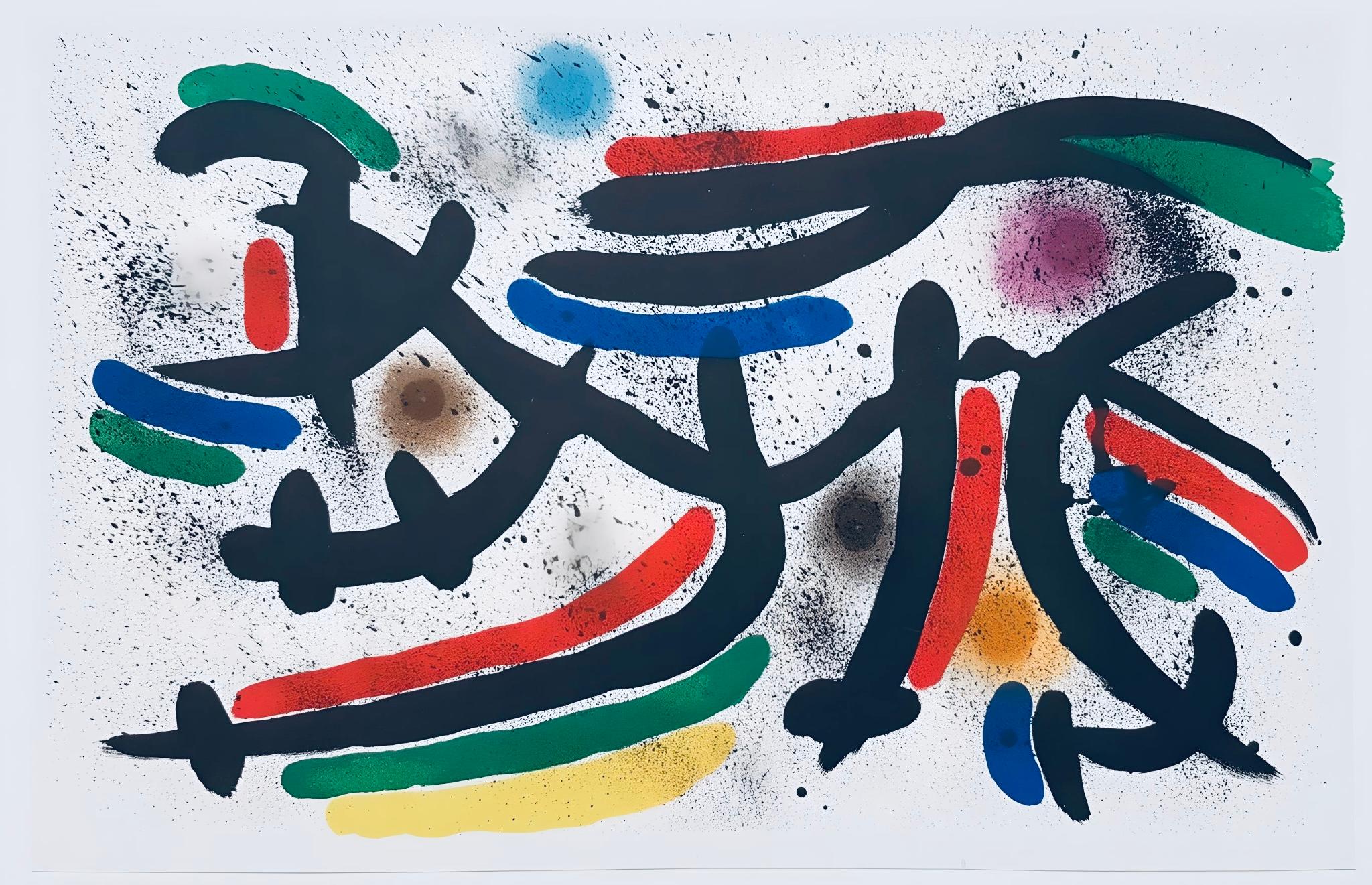 Joan Miró Abstract Print - Miro, Composition (Cramer 160; Mourlot 865), 1972 (after)