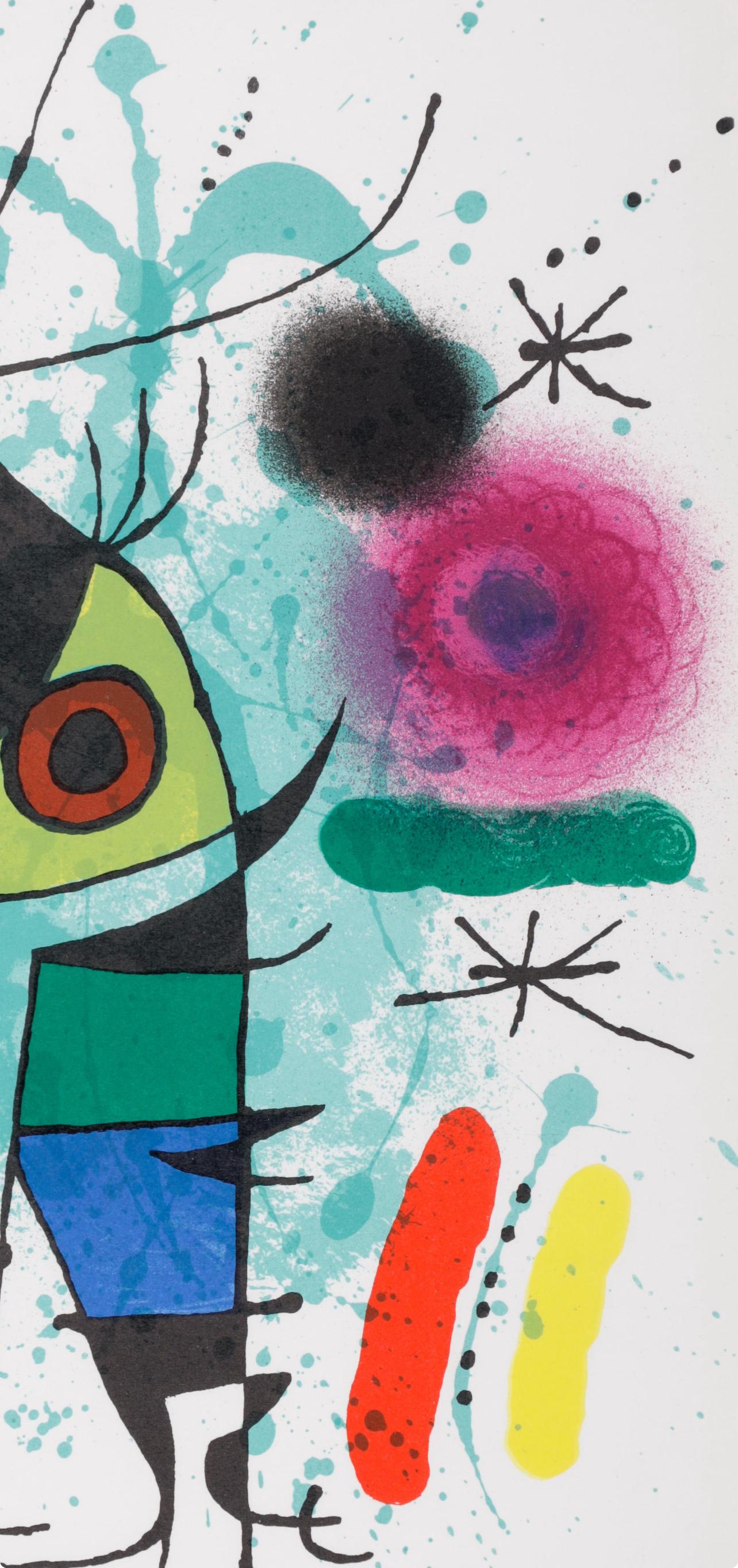 Miró, Composition (Cramer 160; Mourlot 867), Joan Miro Lithographs (after) - Print by Joan Miró