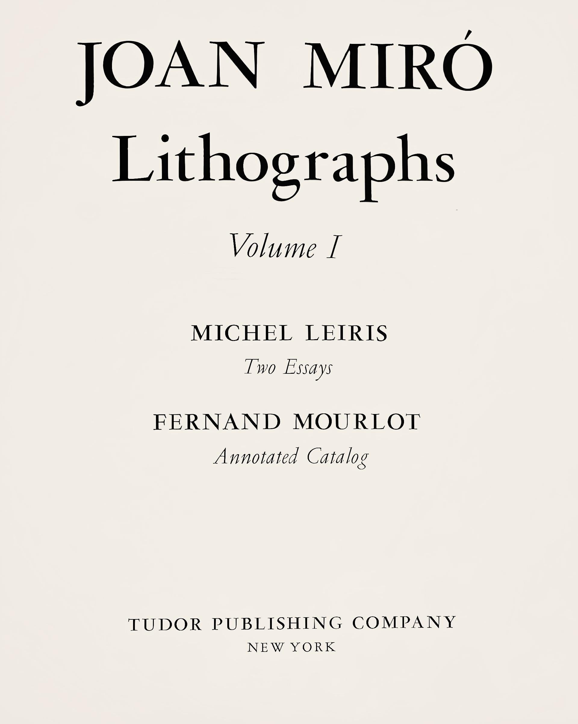 Miró, Composition (Cramer 160; Mourlot 867), Joan Miro Lithographs (after) 1
