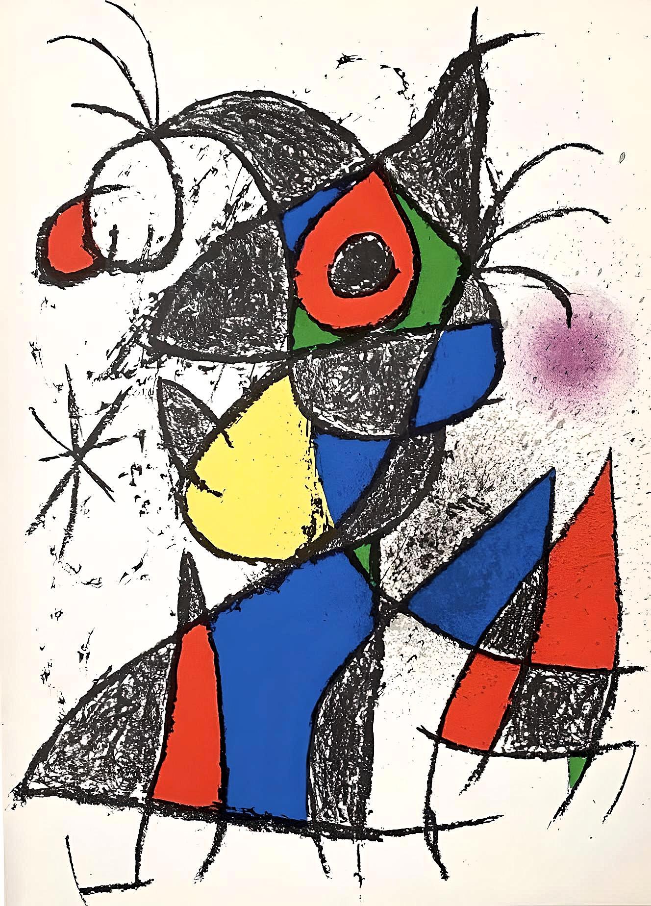 Joan Miró Abstract Print - Miro, Composition (Cramer 163; Mourlot 844), 1972 (after)