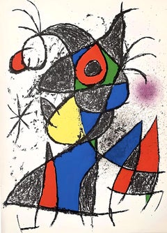 Miro, Composition (Cramer 163 ; Mourlot 844), 1972 (après)
