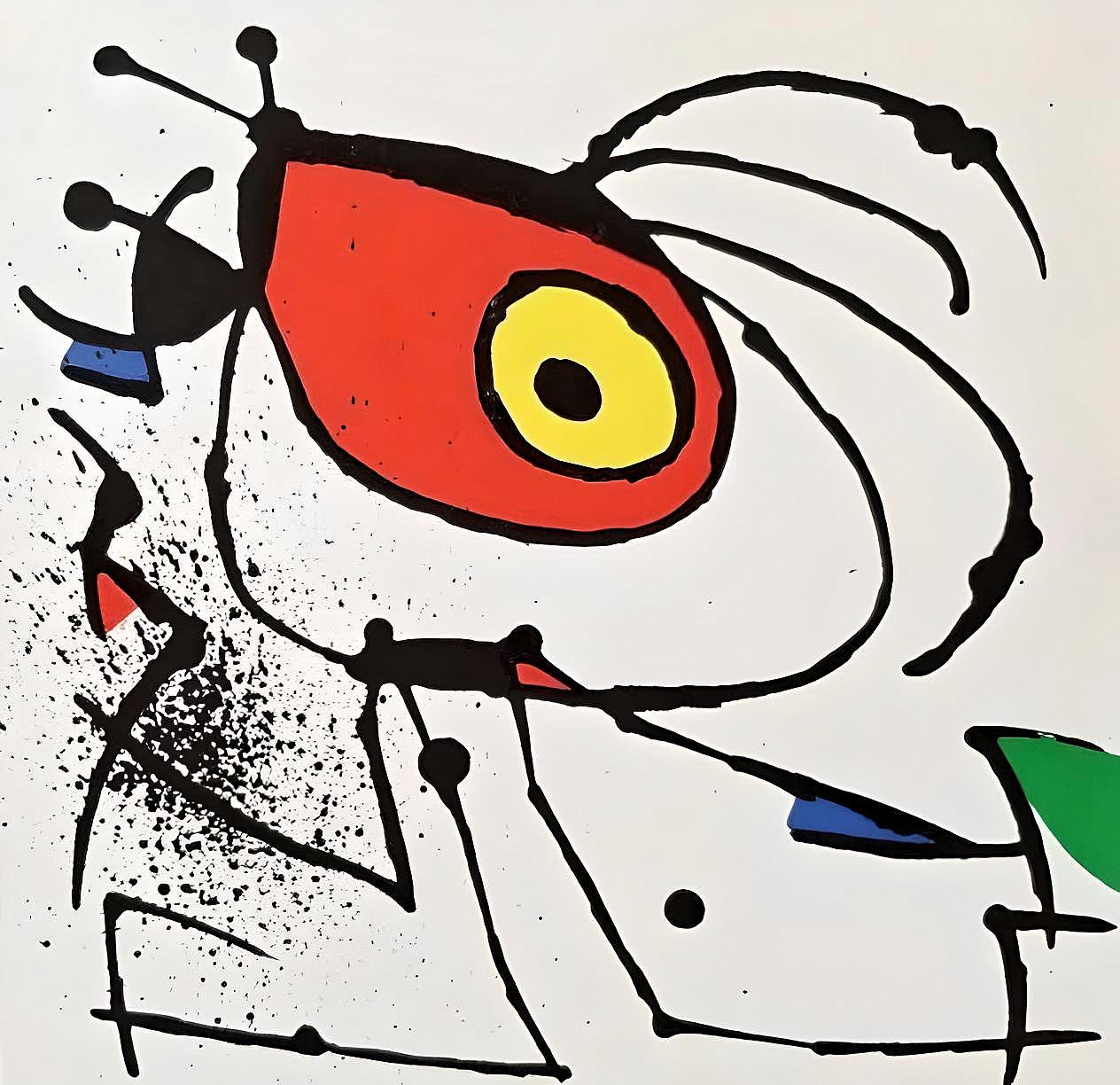 Joan Miró Abstract Print - Miro, Composition (Cramer 166; Mourlot 915), 1973 (after)
