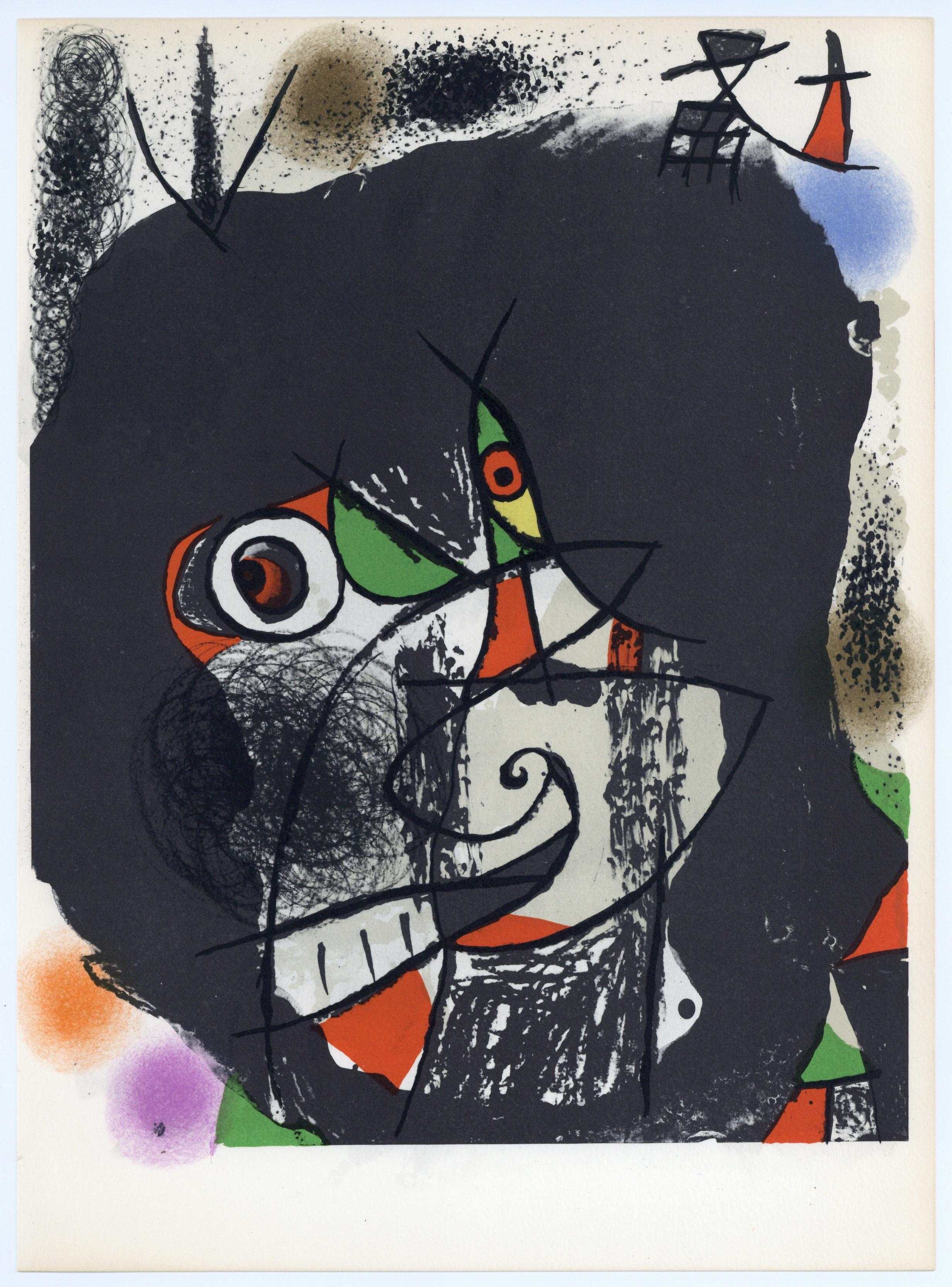 Miró, Composition (Cramer 207; Mourlot 1078) XXe Siécle (after) For Sale 2