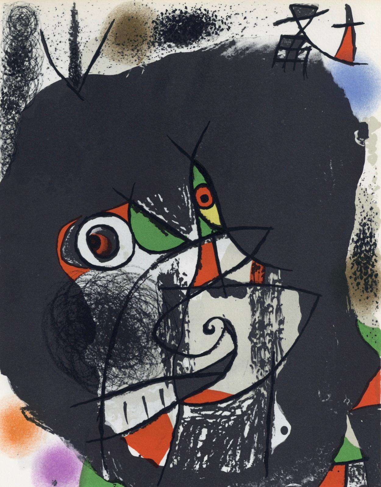 Miró, Composition (Cramer 207 ; Mourlot 1078) XXe Siécle (après)