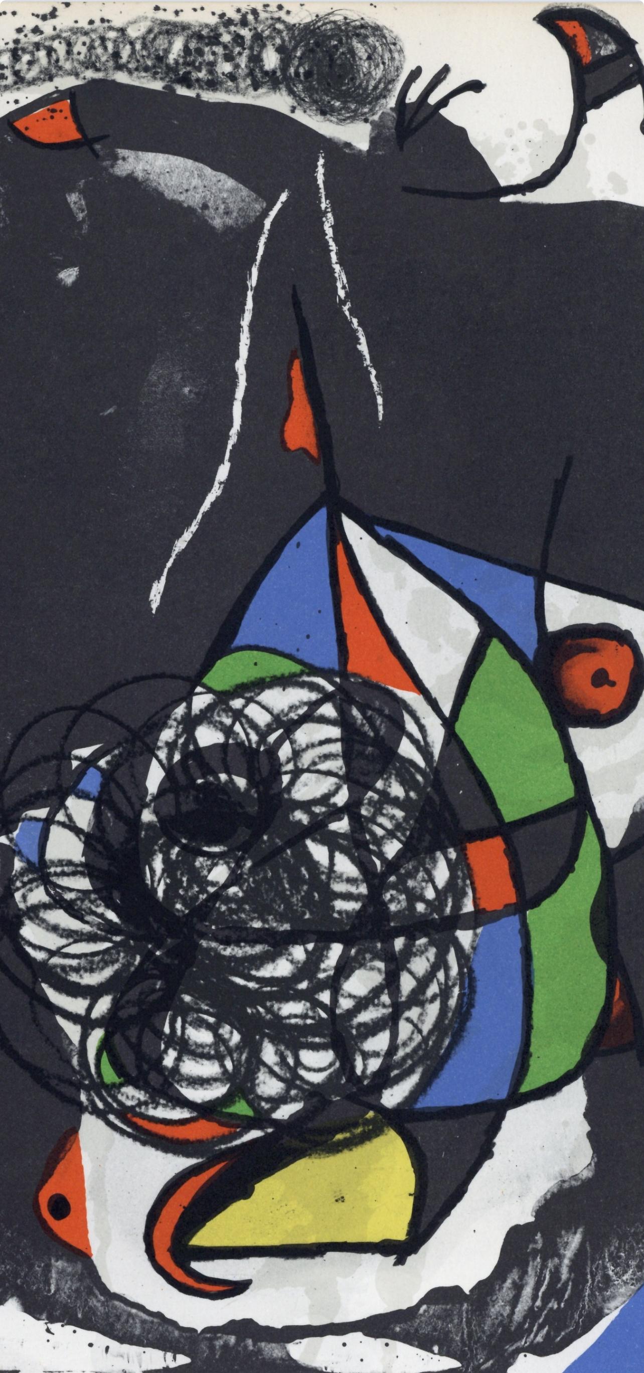 Miró, Composition (Cramer 207; Mourlot 1079), XXe Siécle (after) - Surrealist Print by Joan Miró
