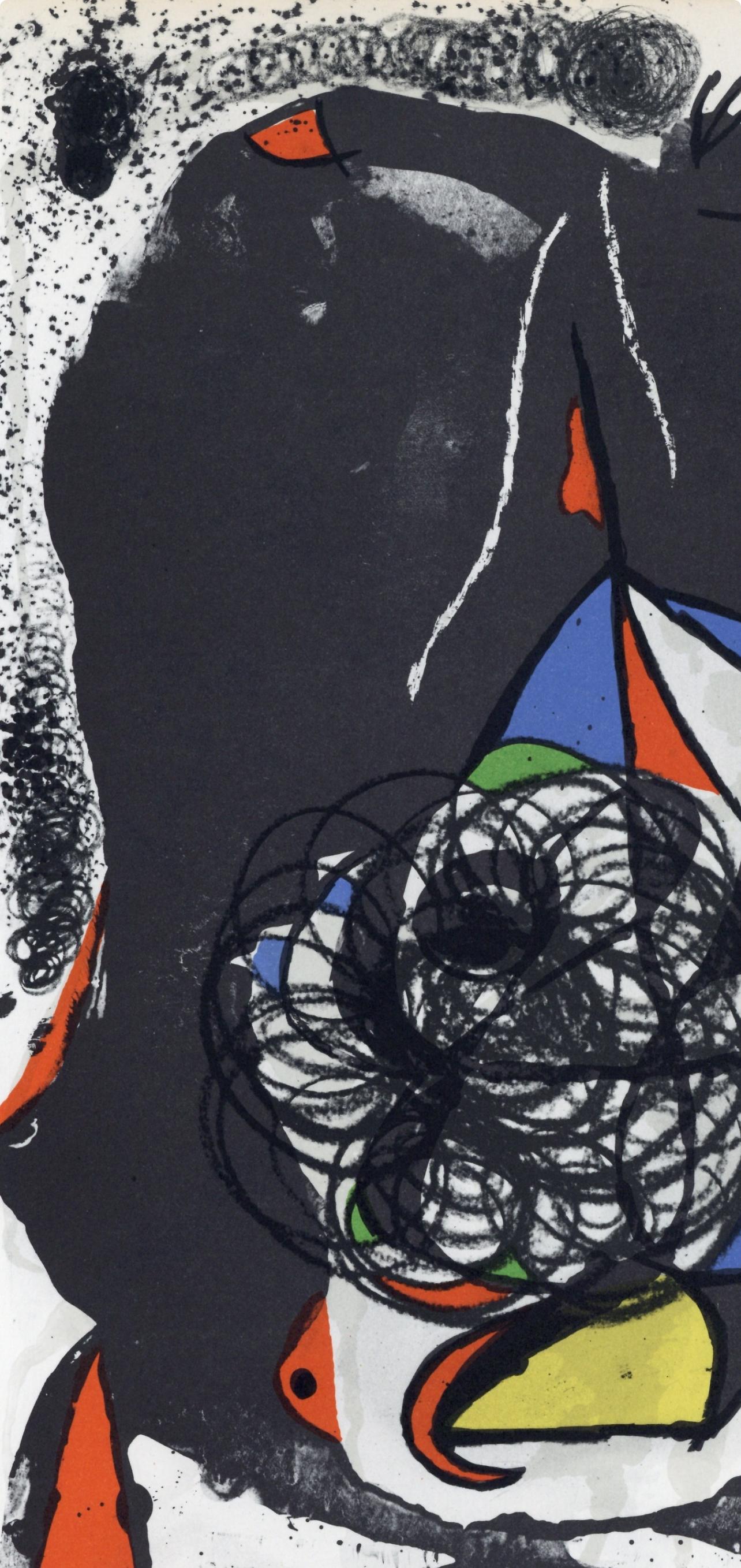 Miró, Composition (Cramer 207; Mourlot 1079), XXe Siécle (after) - Black Figurative Print by Joan Miró