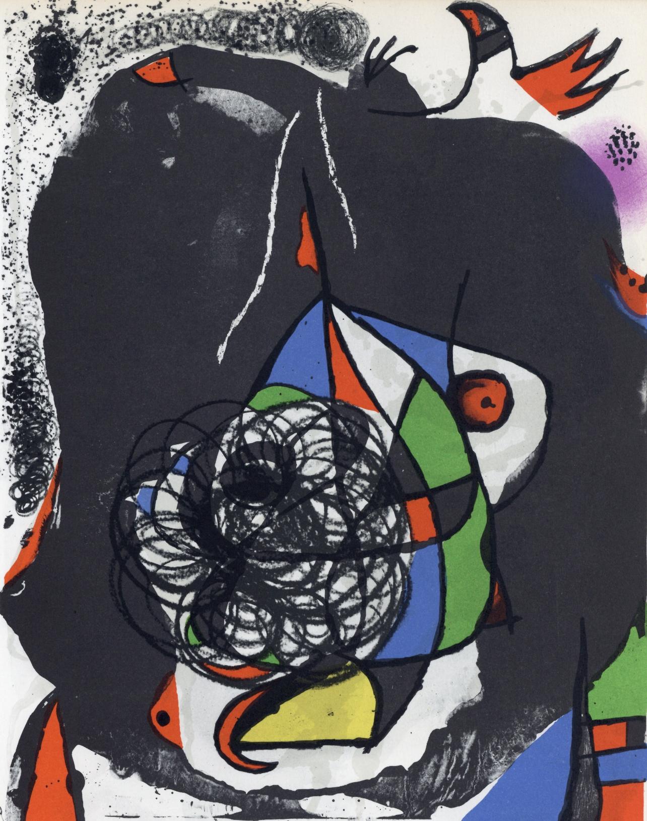 Miró, Composizione (Cramer 207; Mourlot 1079), XXe Siécle (dopo)