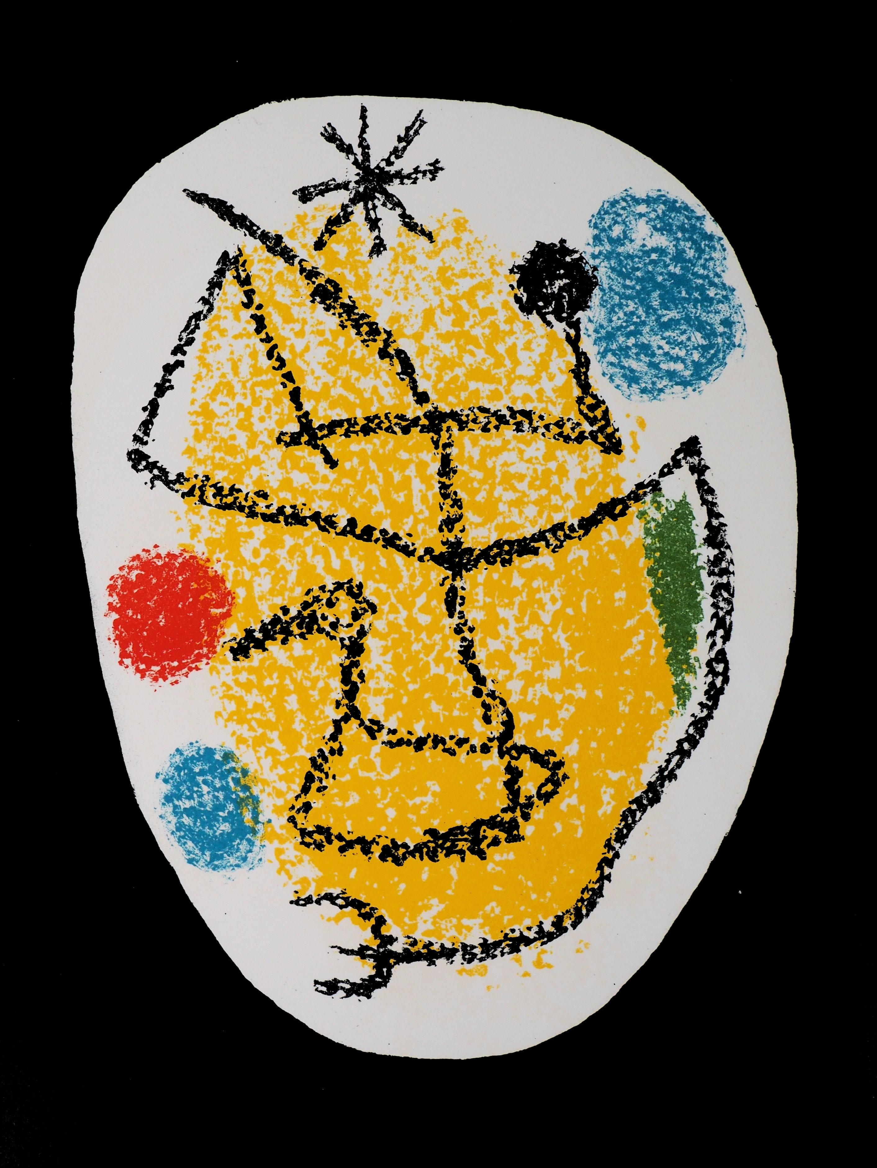 Miró, Composition (Cramer 22; Mourlot 515), XXe Siècle (after) - Black Abstract Print by Joan Miró