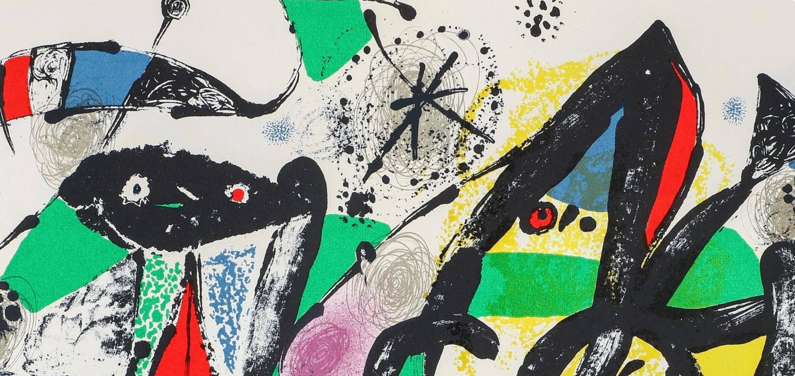 Miró, Composition (Cramer 233 ; Mourlot 929), XXe Siècle (d'après) - Print de Joan Miró