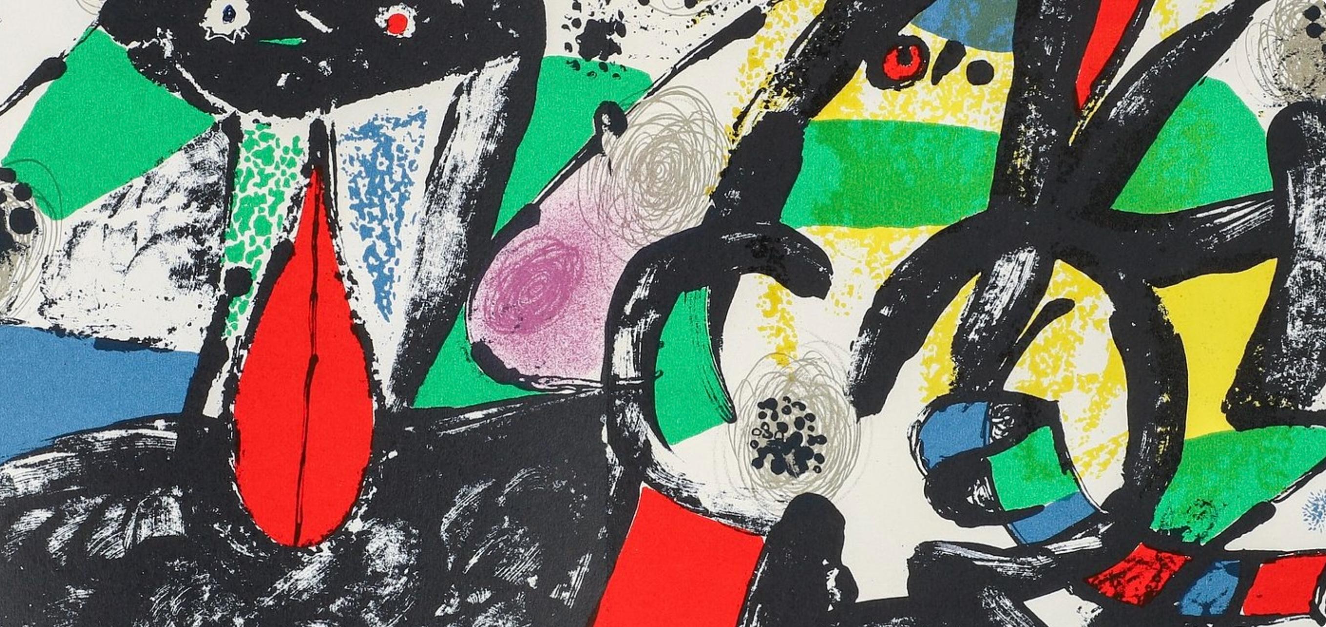 Miró, Composition (Cramer 233 ; Mourlot 929), XXe Siècle (d'après) - Surréalisme Print par Joan Miró