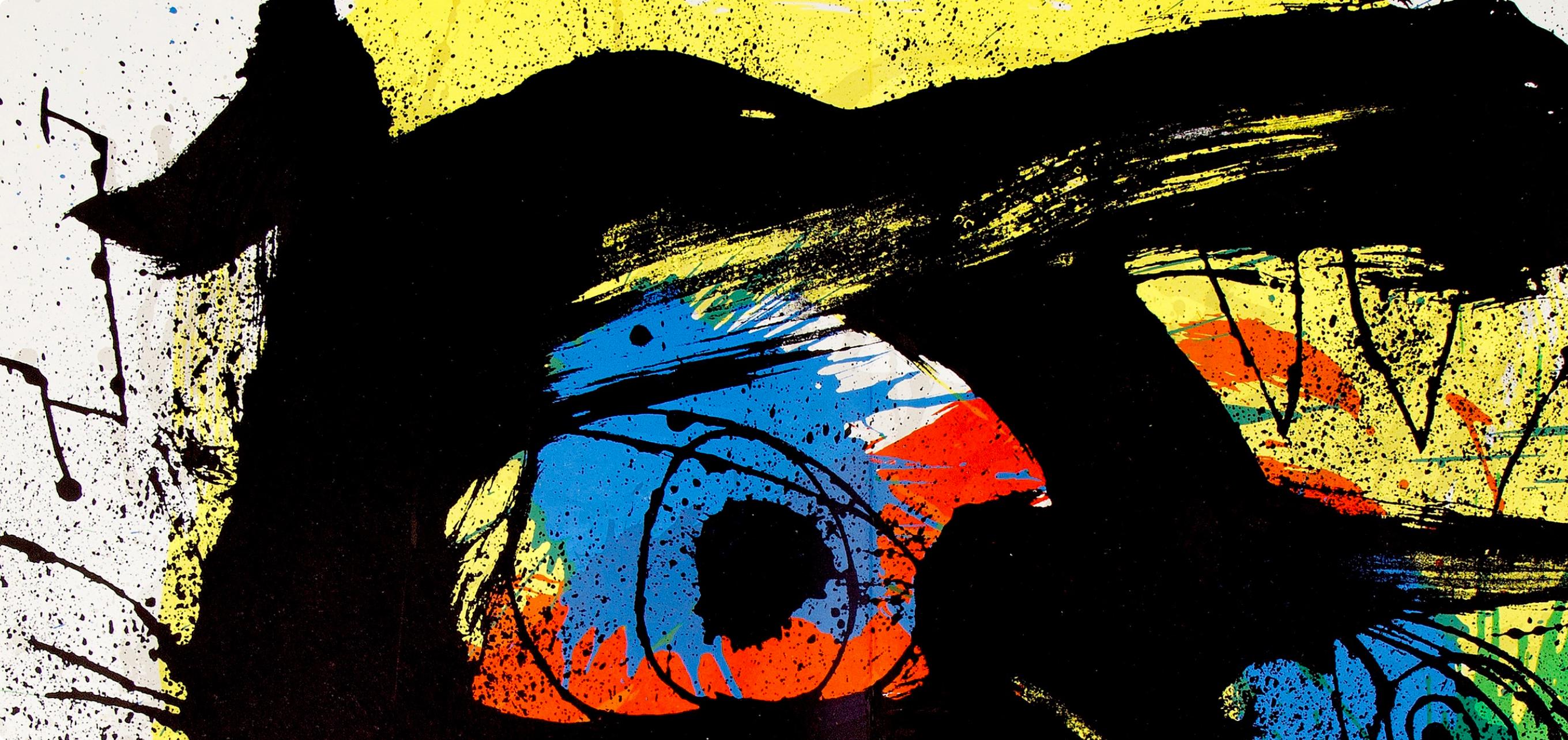 Miró, Composition (Cramer 239; Mourlot 890), Derrière le Miroir (after) - Print by Joan Miró