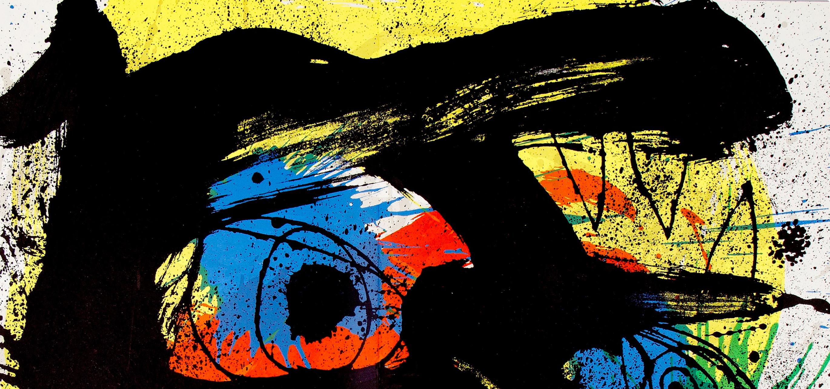 Miró, Composition (Cramer 239; Mourlot 890), Derrière le Miroir (after) - Surrealist Print by Joan Miró