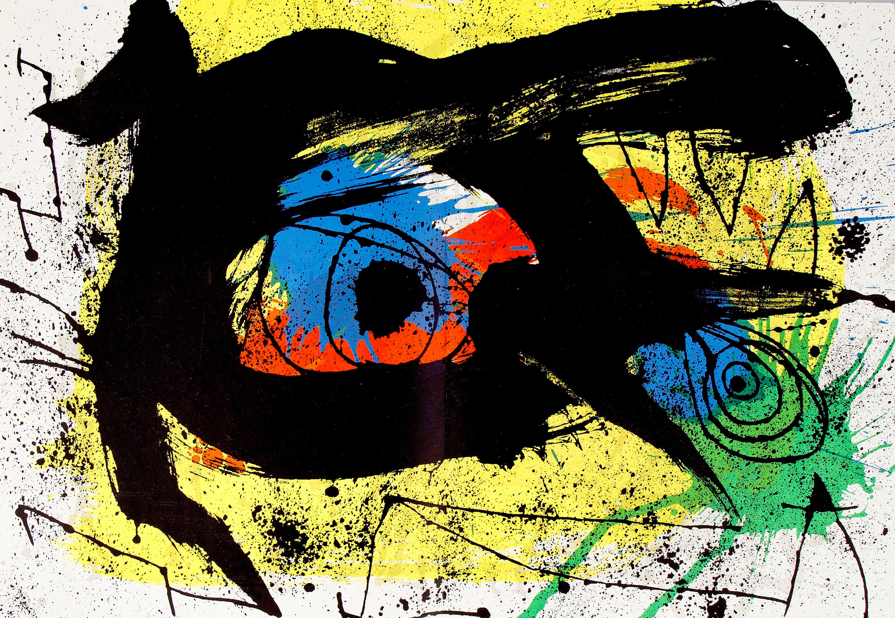 Miró, Composizione (Cramer 239; Mourlot 890), Derrière le Miroir (dopo)