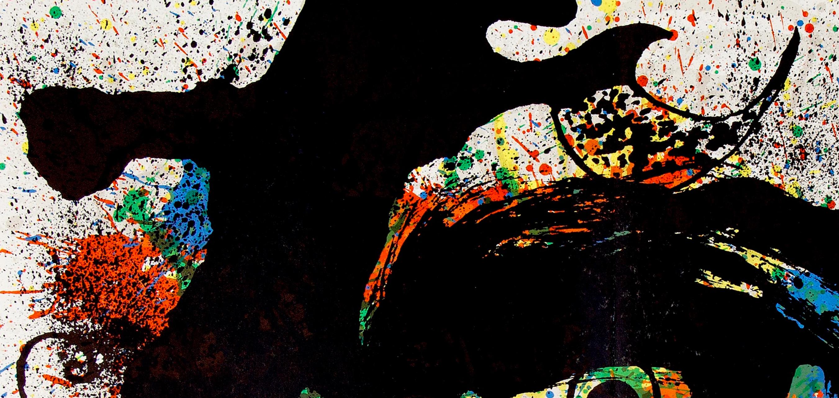 Miró, Composition (Cramer 239; Mourlot 891), Derrière le Miroir (after) - Print by Joan Miró