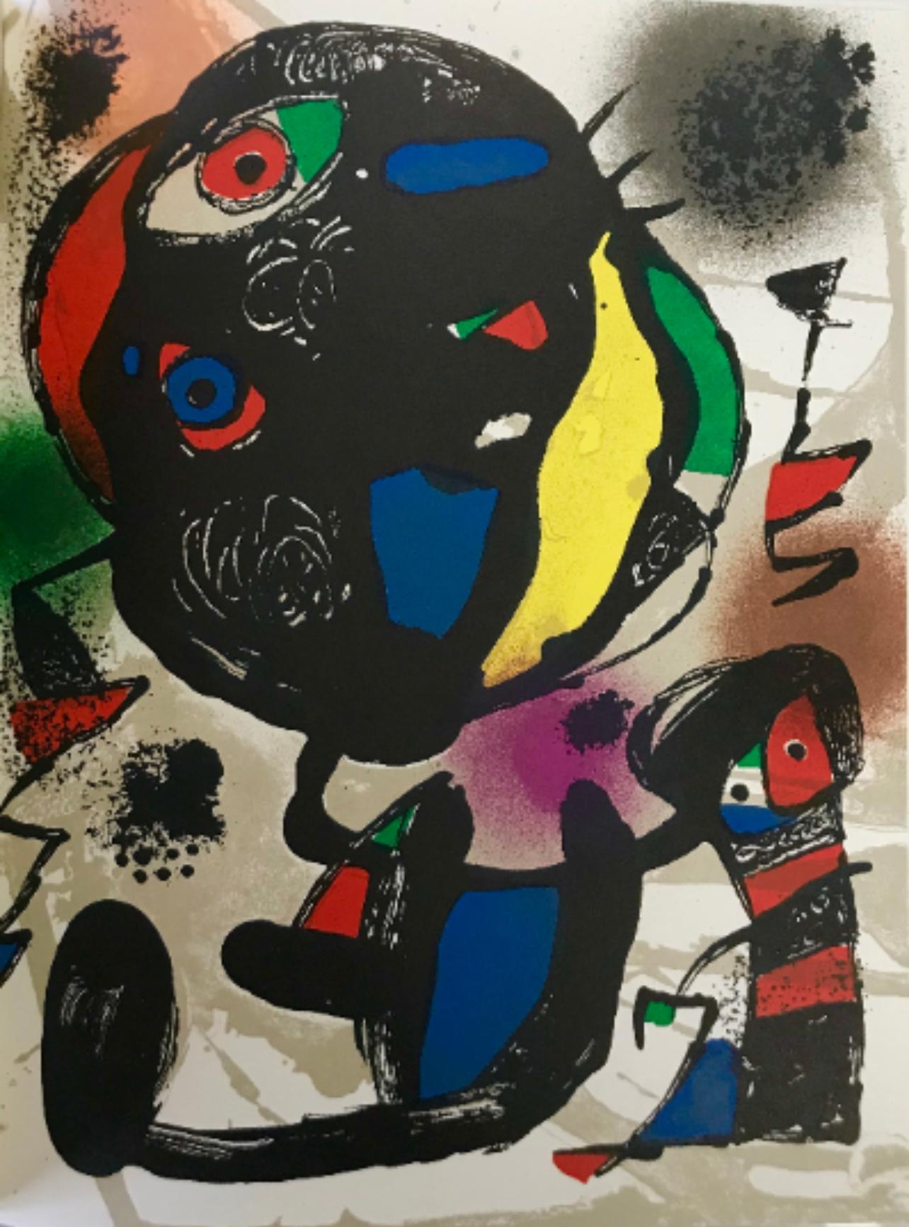 Joan Miró Abstract Print - Miro, Composition (Cramer 249), 1981 (after)