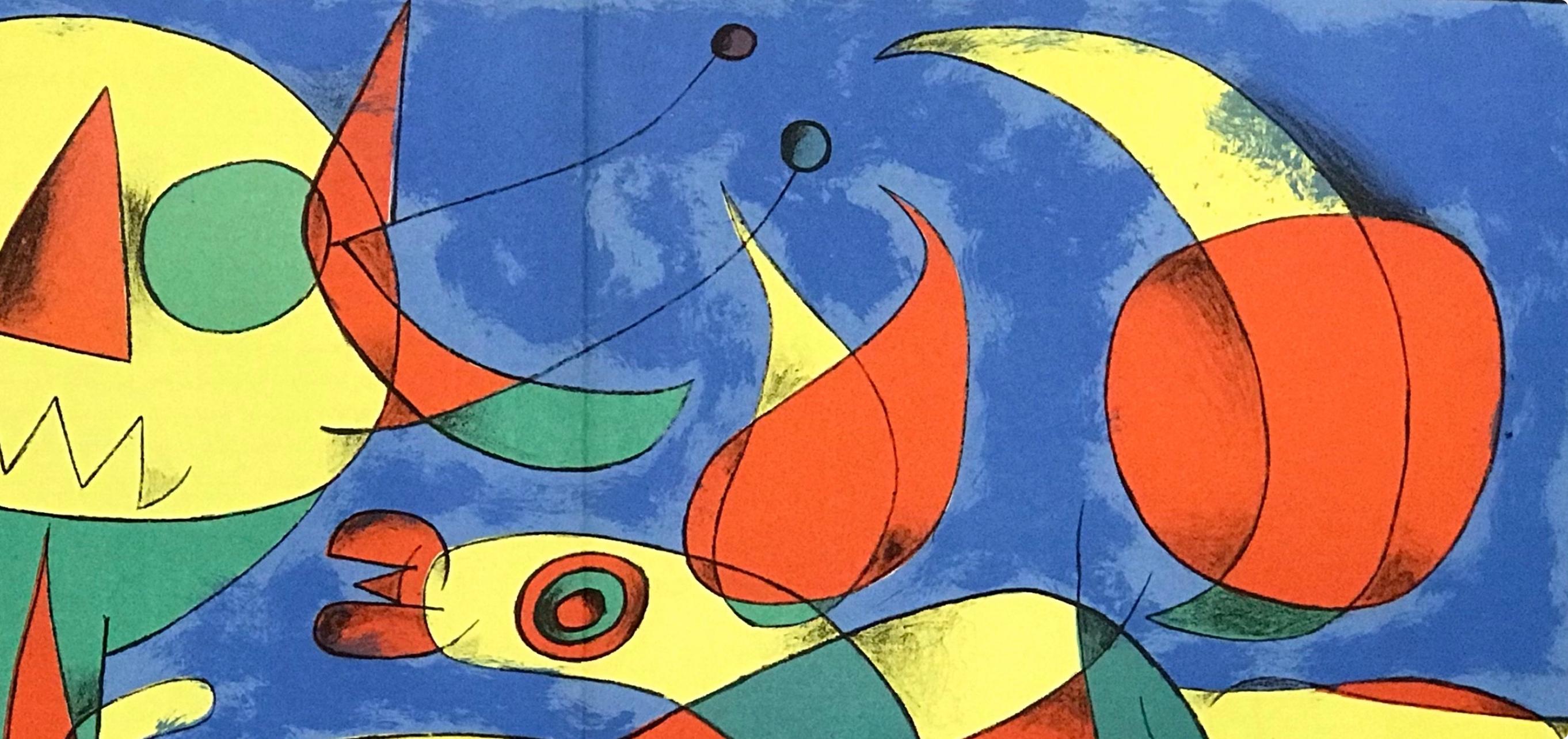 Lithograph on vélin paper. Inscription: Unsigned and unnumbered, as issued. Good condition, with centerfold, as issued. Notes: From volume, Derrière le miroir, N° 87-88-89. June-July-August, 1956. Published by Aimé Maeght, Éditeur, Paris; printed by