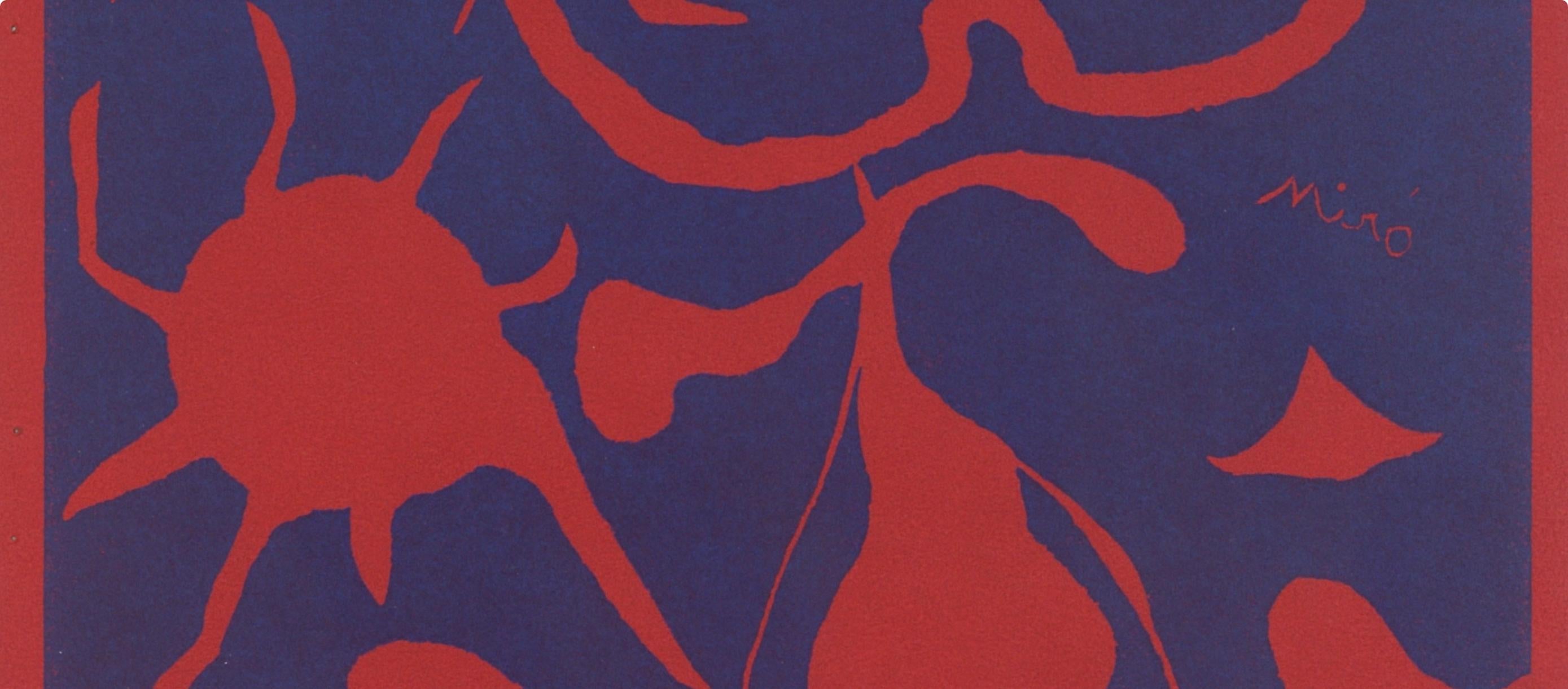 Miró, Composition (Cramer 6 ; Dupin 40 ; Mourlot 1967), XXe Siècle (après) en vente 1