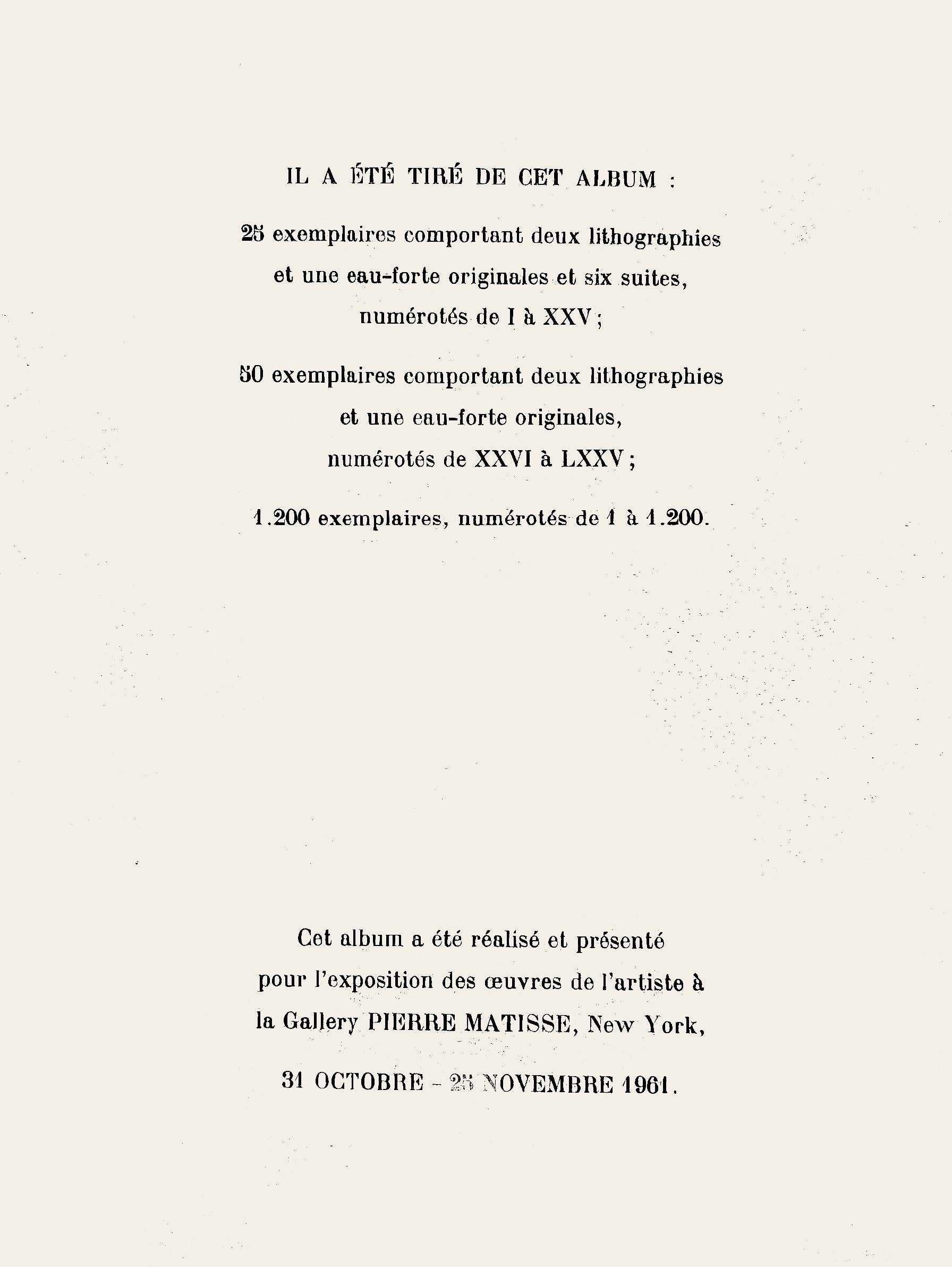Miró, Composizione (Cramer 69; Dupin 292; Mourlot 286-294) (dopo) in vendita 5