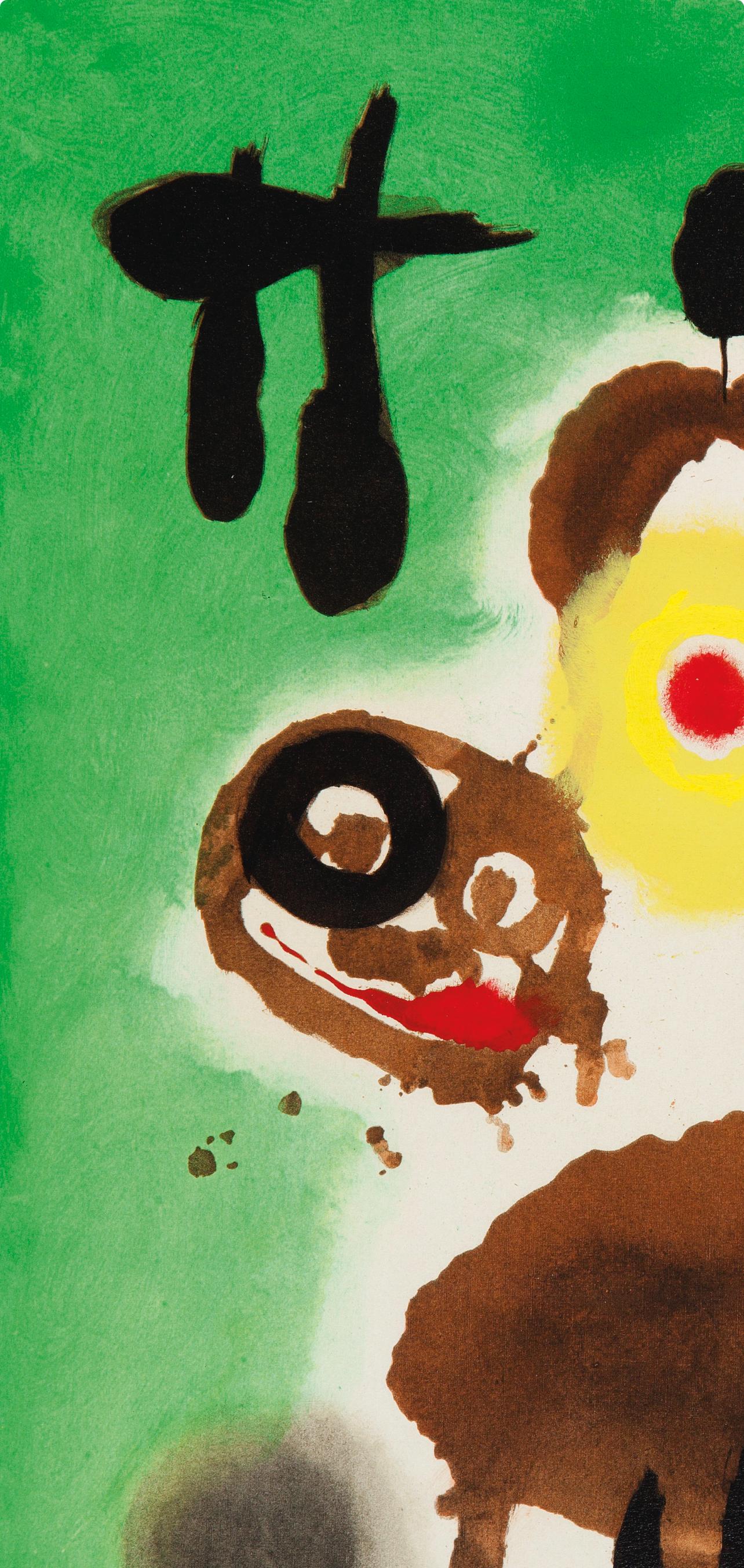 Miró, Composition (Cramer 69; Dupin 292; Mourlot 286-294) (after) - Surrealist Print by Joan Miró