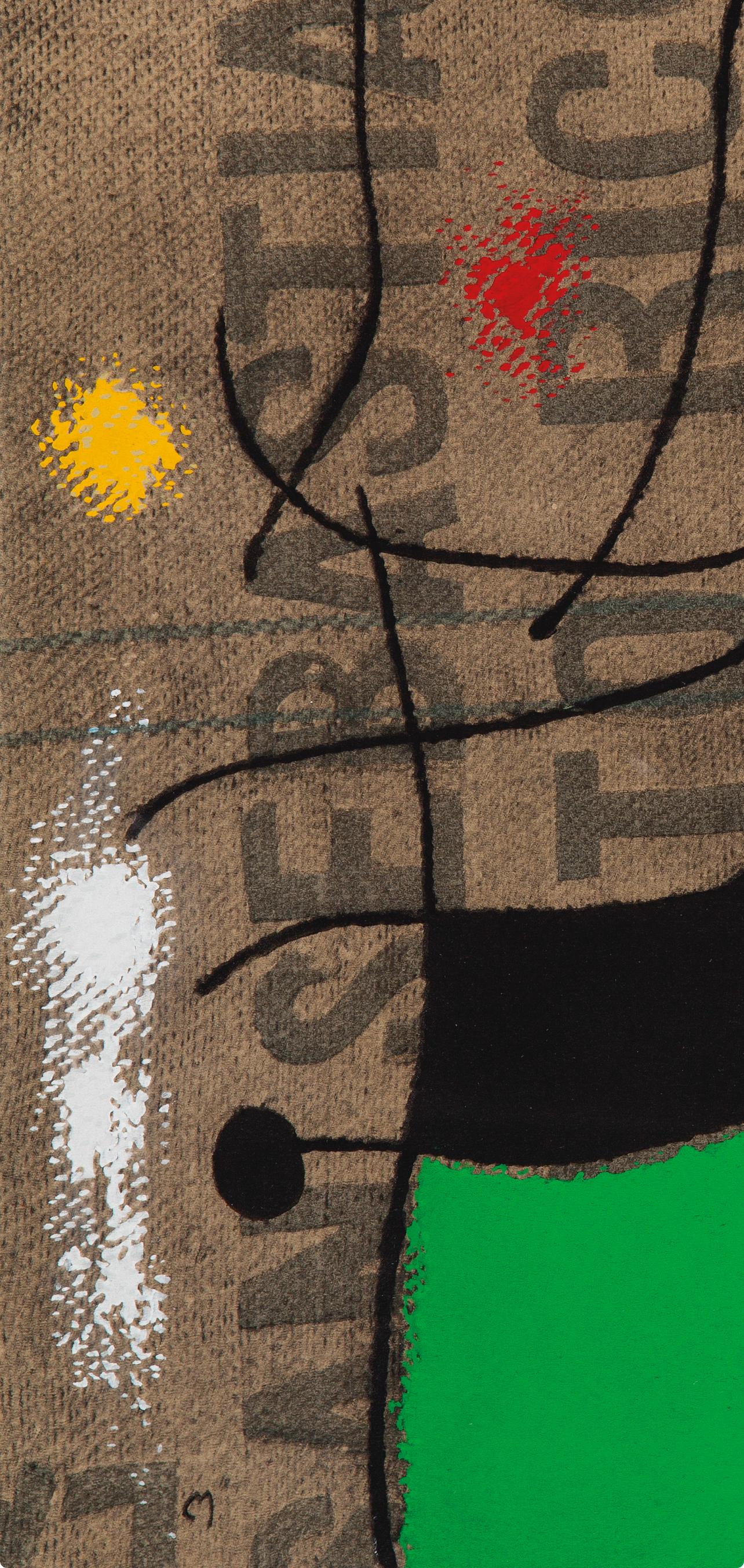 Miró, Composition (Cramer 69; Dupin 292; Mourlot 286-294) (after) - Surrealist Print by Joan Miró