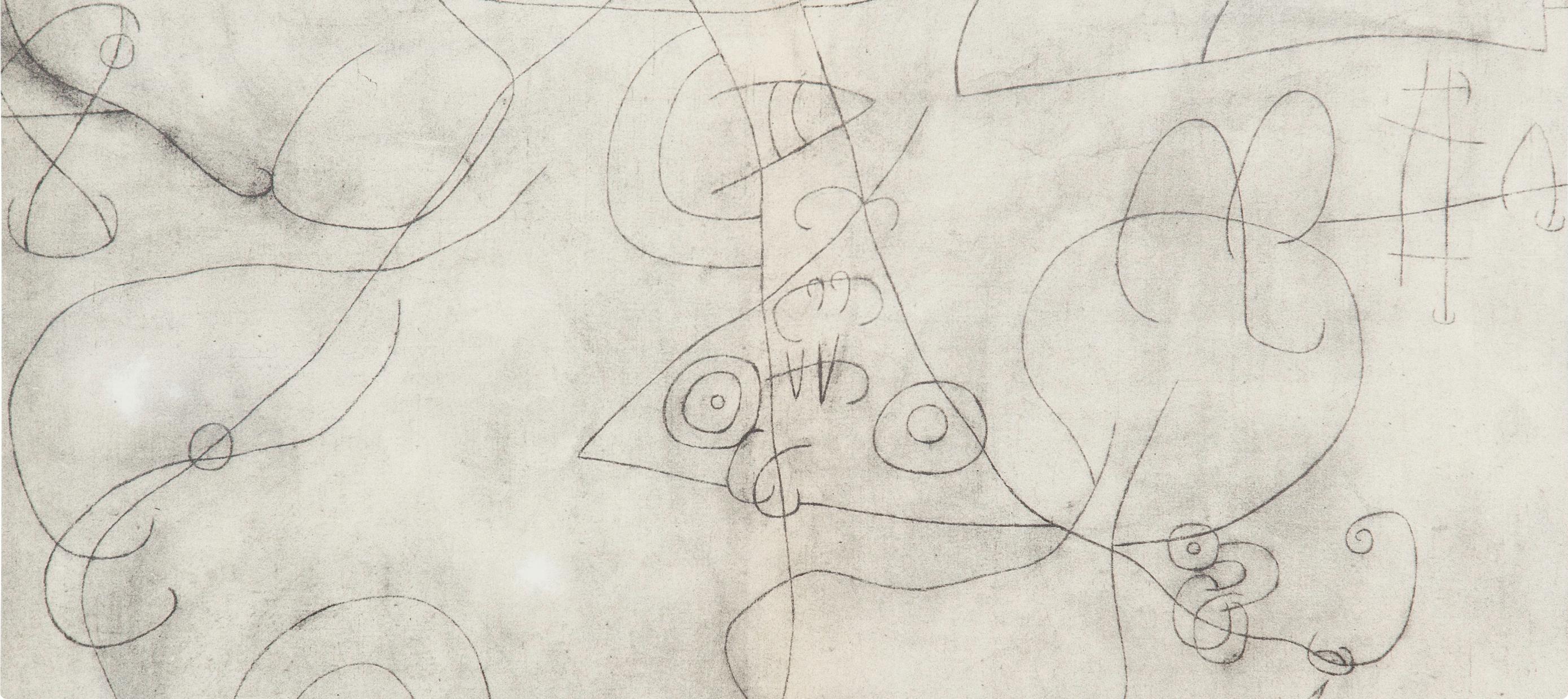 Miró, Composition (Cramer 69; Dupin 292; Mourlot 286-294) (after) - Surrealist Print by Joan Miró