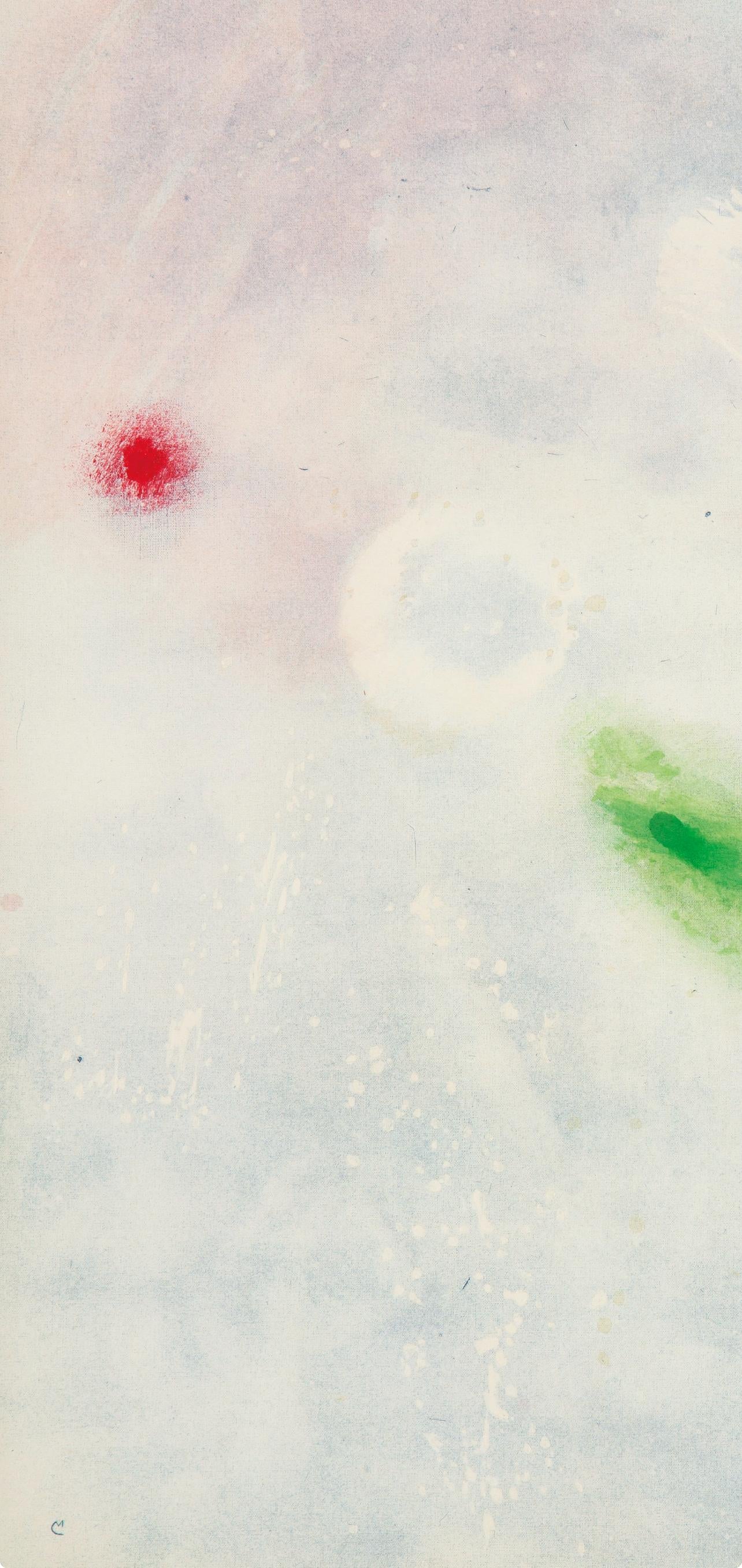 Miró, Composizione (Cramer 69; Dupin 292; Mourlot 286-294) (dopo) - Figurative Print Grigio di Joan Miró