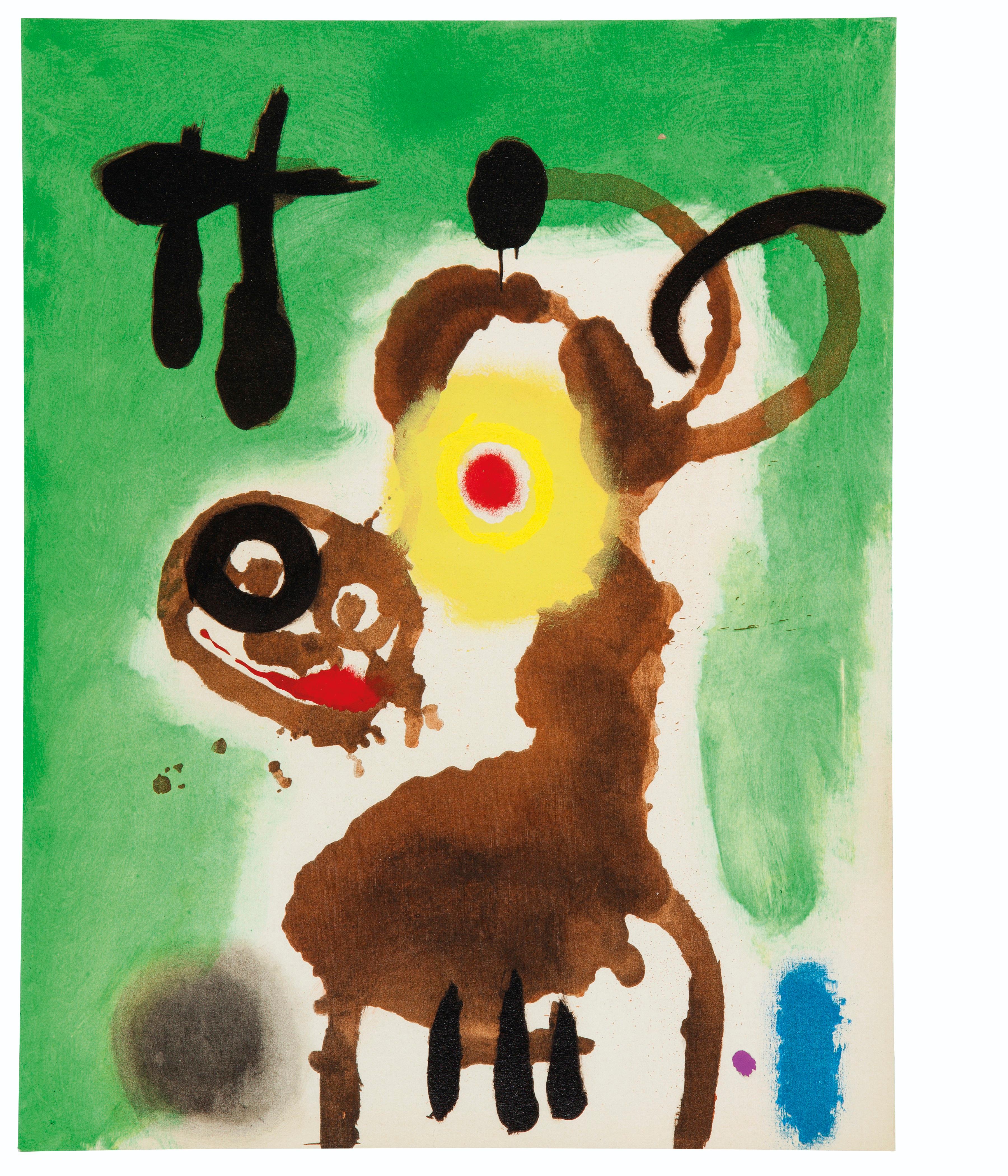 Miró, Composition (Cramer 69; Dupin 292; Mourlot 286-294) (after) For Sale 2