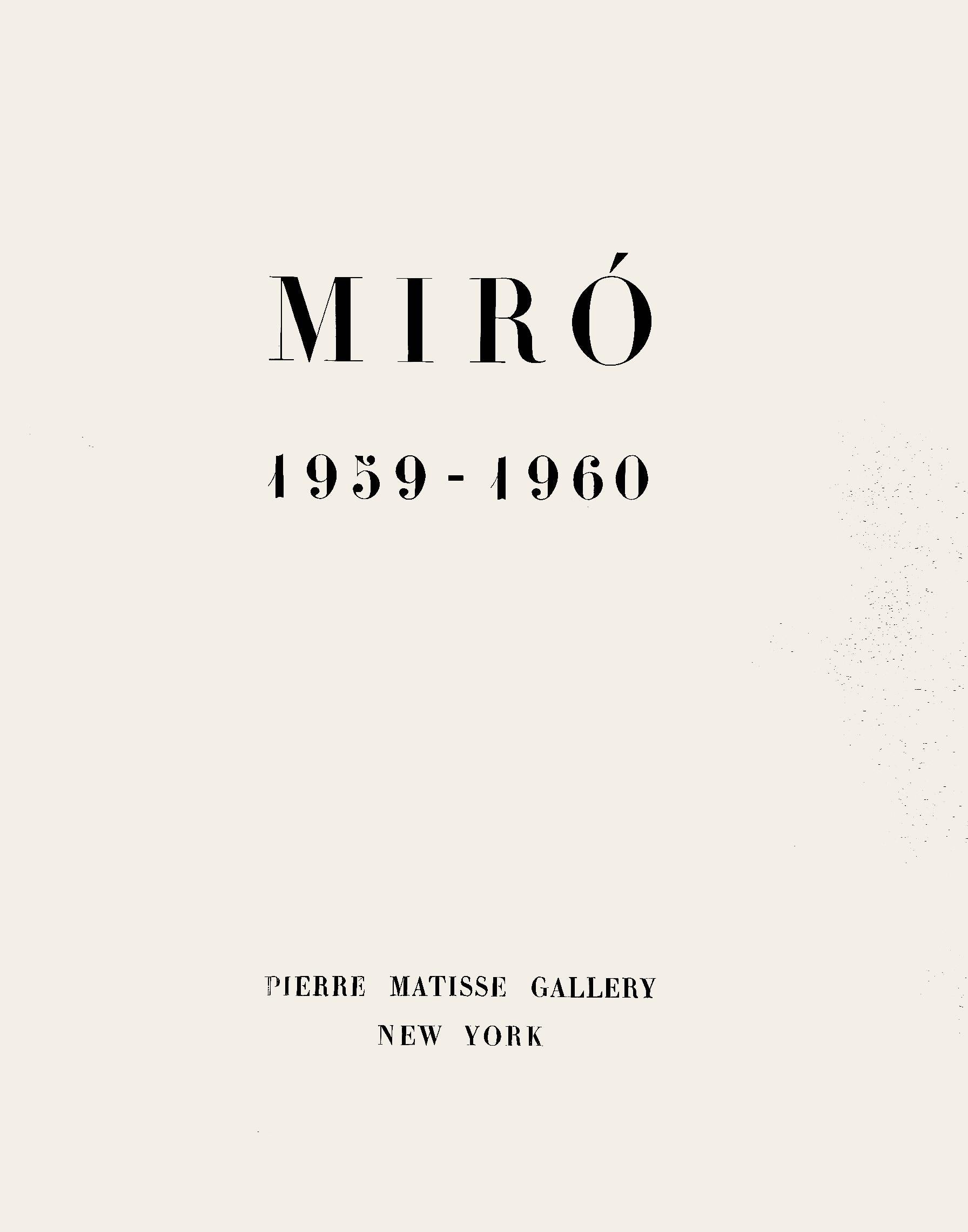 Miró, Composition (Cramer 69; Dupin 292; Mourlot 286-294) (after) For Sale 2