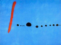 Miró, Composition (Cramer 69 ; Dupin 292 ; Mourlot 286-294) (d'après)