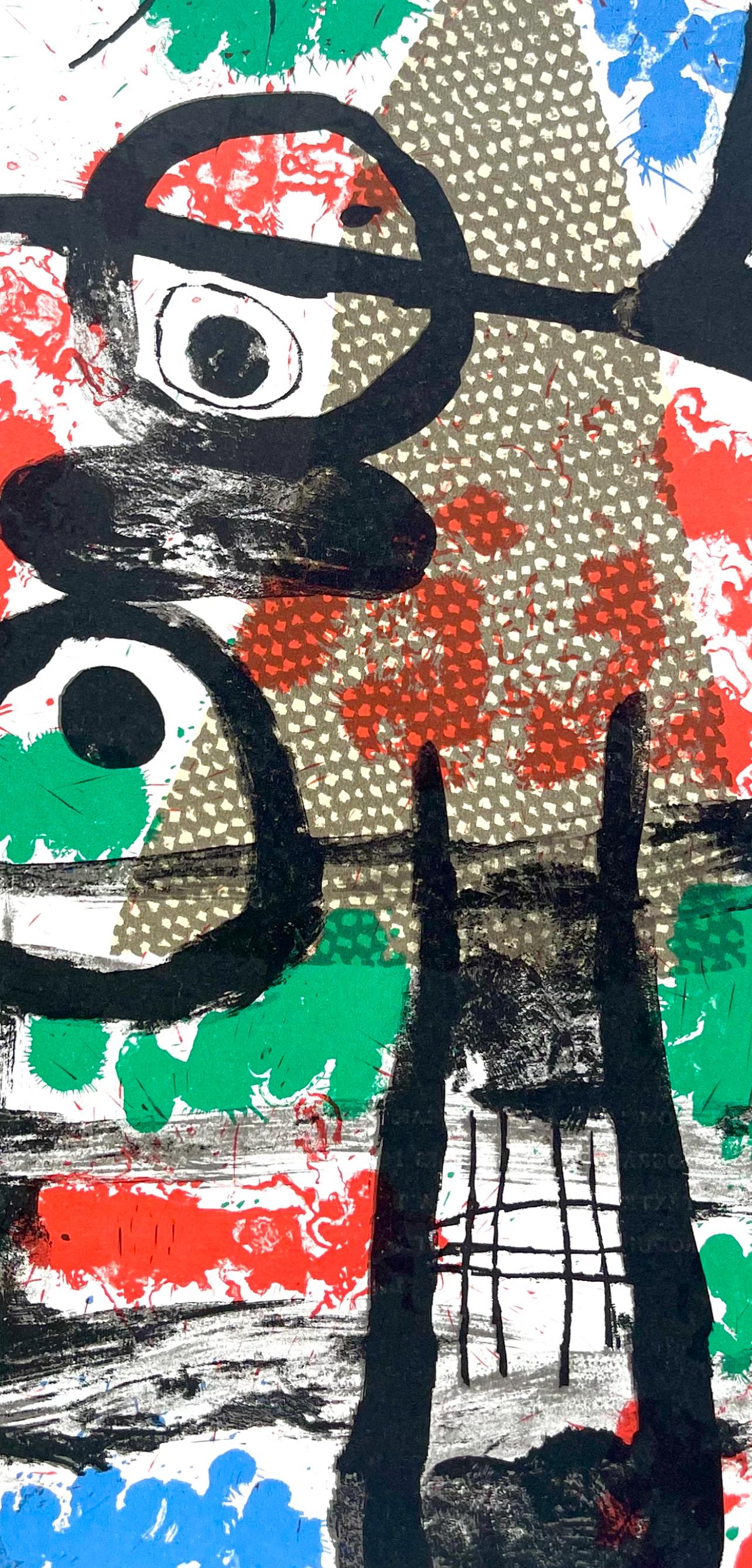 Miró, Composition (Cramer 70; Mourlot 316), Derrière le miroir (after) - Print by Joan Miró