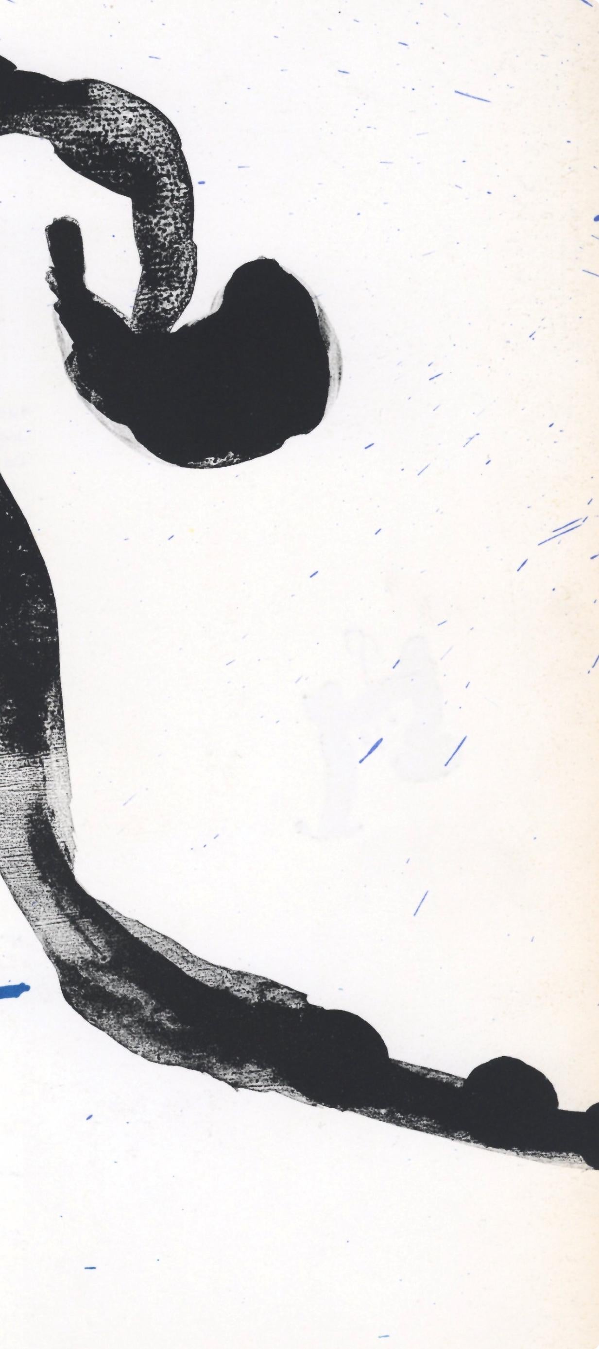 Miró, Komposition (Cramer 83; Mourlot 340), Derrière le miroir (nach) (Surrealismus), Print, von Joan Miró