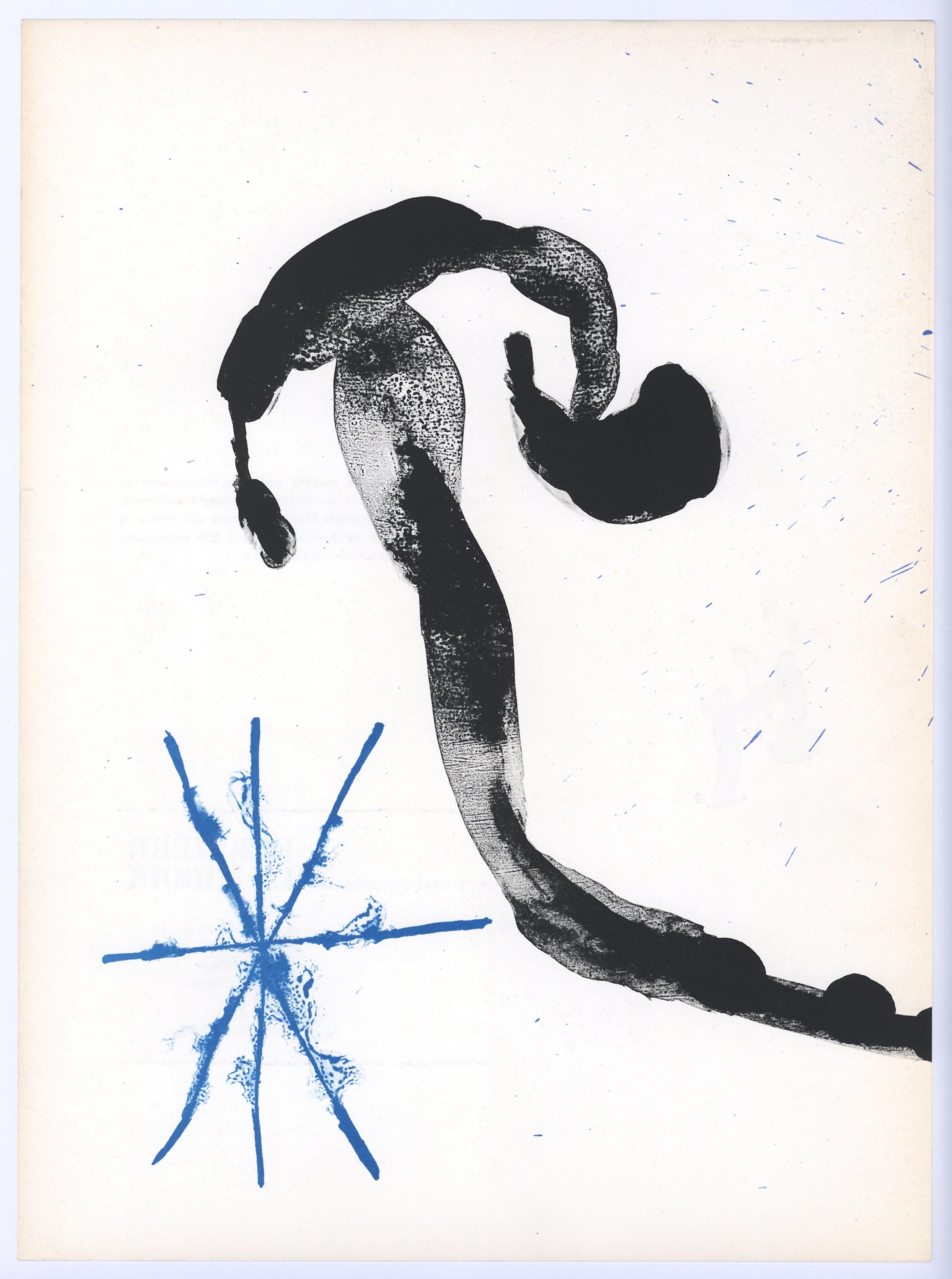 Lithographie auf Velinpapier. Beschriftung: Unsigniert und nicht nummeriert, wie ausgegeben. Guter Zustand. Anmerkungen: Aus dem Band, Derrière le miroir, Nr. 139-140, 1963. Herausgegeben von Aimé Maeght, Éditeur, Paris; gedruckt von Éditions Pierre