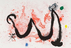 Miró, Composizione (Cramer 83; Mourlot 341), Derrière le miroir (dopo)