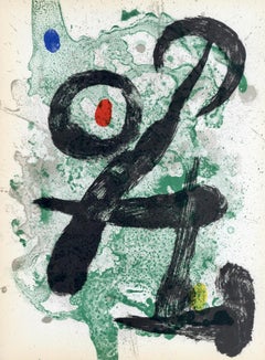 Miró, Composition (Cramer 83 ; Mourlot 342), Derrière le miroir (d'après)