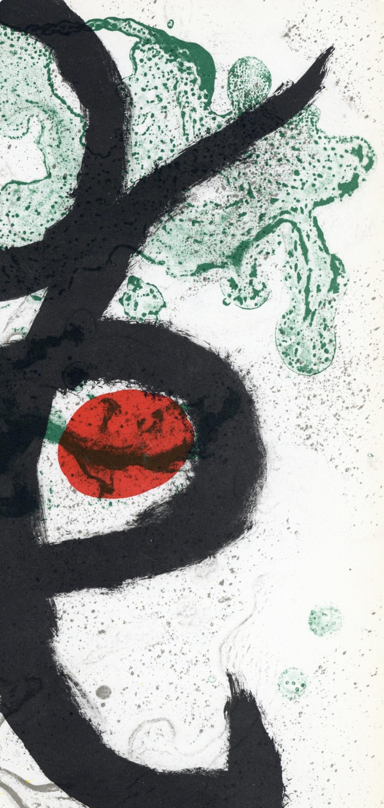 Miró, Komposition (Cramer 83; Mourlot 345), Derrière le miroir (nach) – Print von Joan Miró