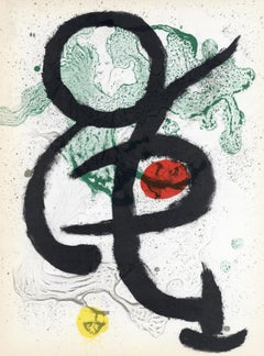 Miró, Composición (Cramer 83; Mourlot 345), Derrière le miroir (después)