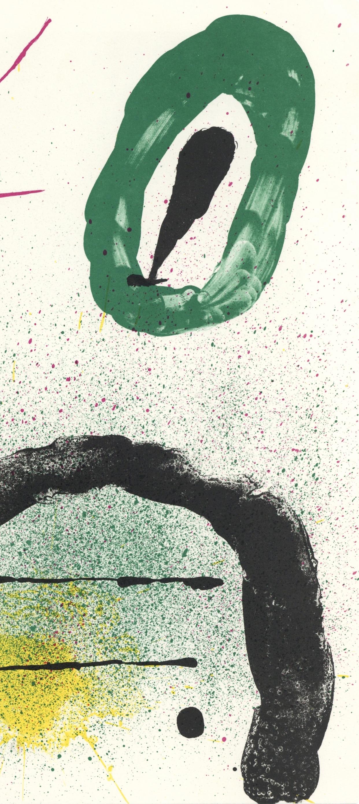 Miró, Composition (Cramer 83; Mourlot 347), Derrière le miroir (after) - Print by Joan Miró