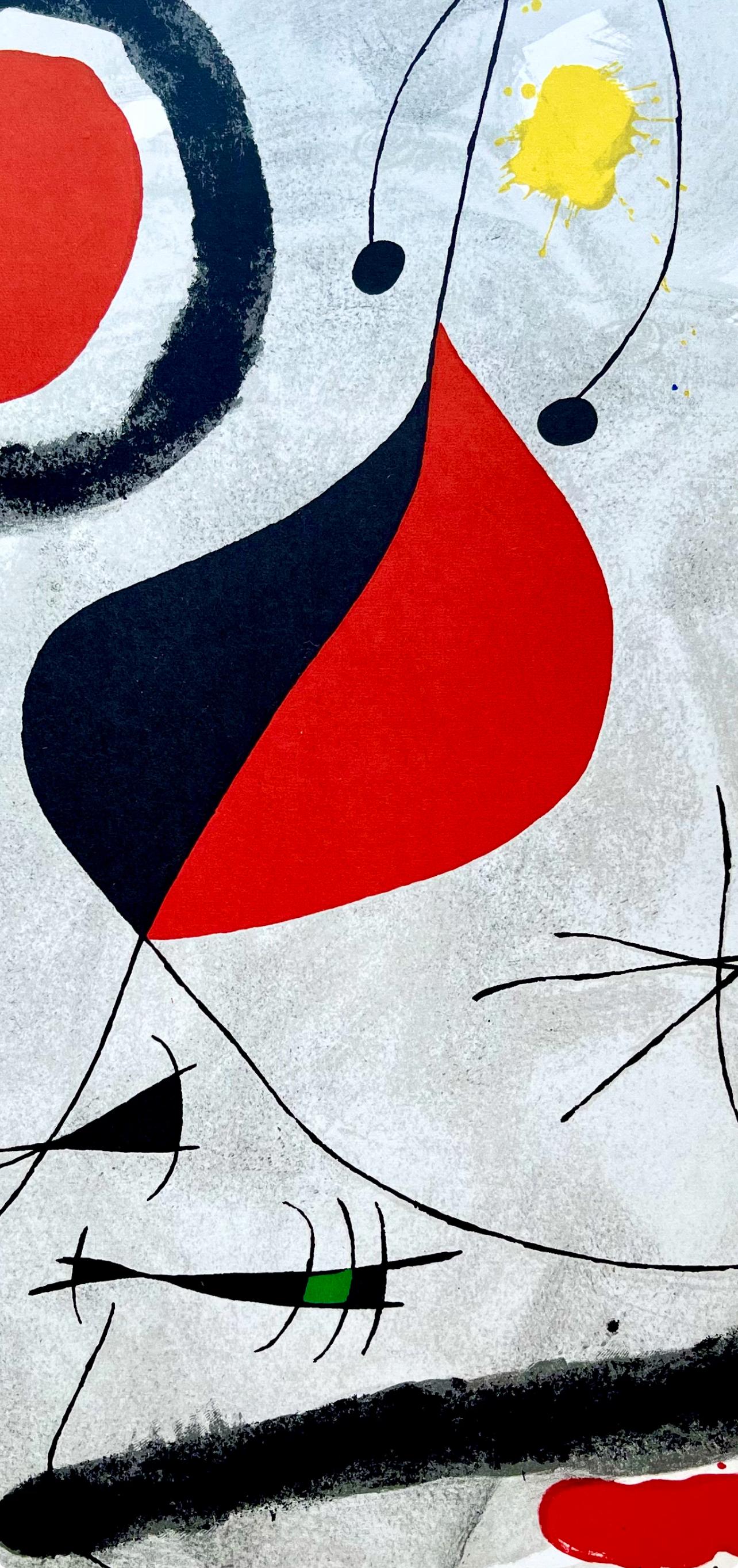 Miró, Composizione (Cramer 89), Derrière le miroir (dopo) - Print di Joan Miró