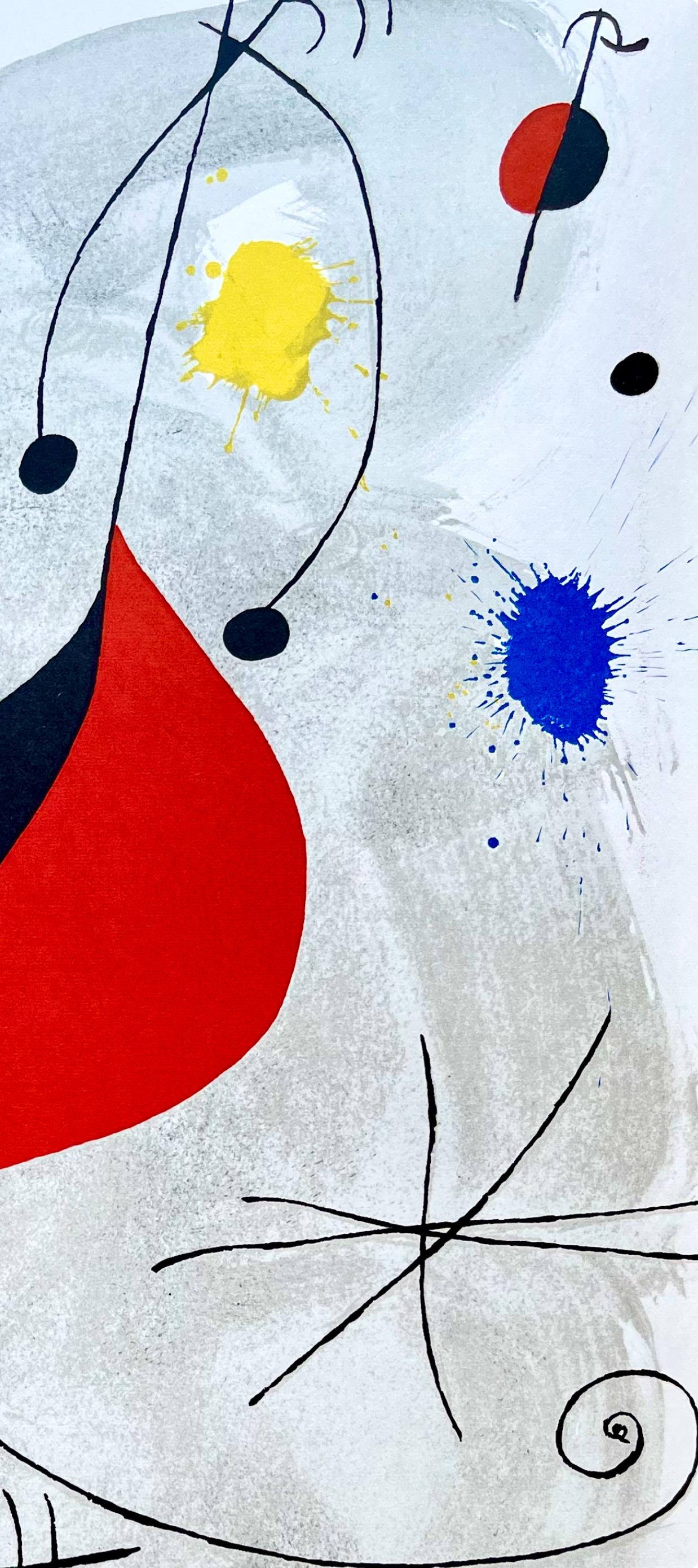 Miró, Composizione (Cramer 89), Derrière le miroir (dopo) - Print Surrealismo di Joan Miró